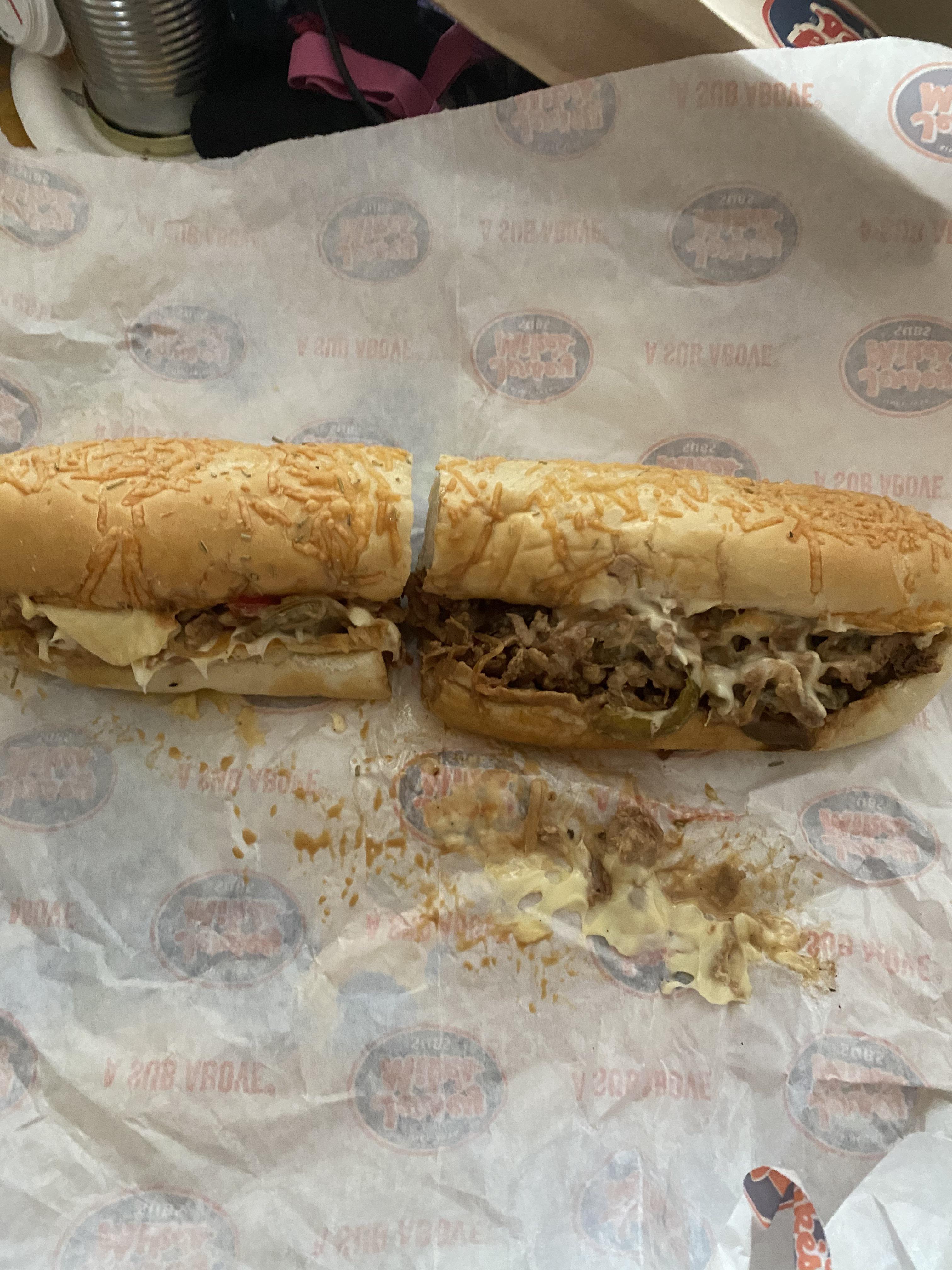 Chipotle chicken sub from Jersey mikes, this was my first time trying
