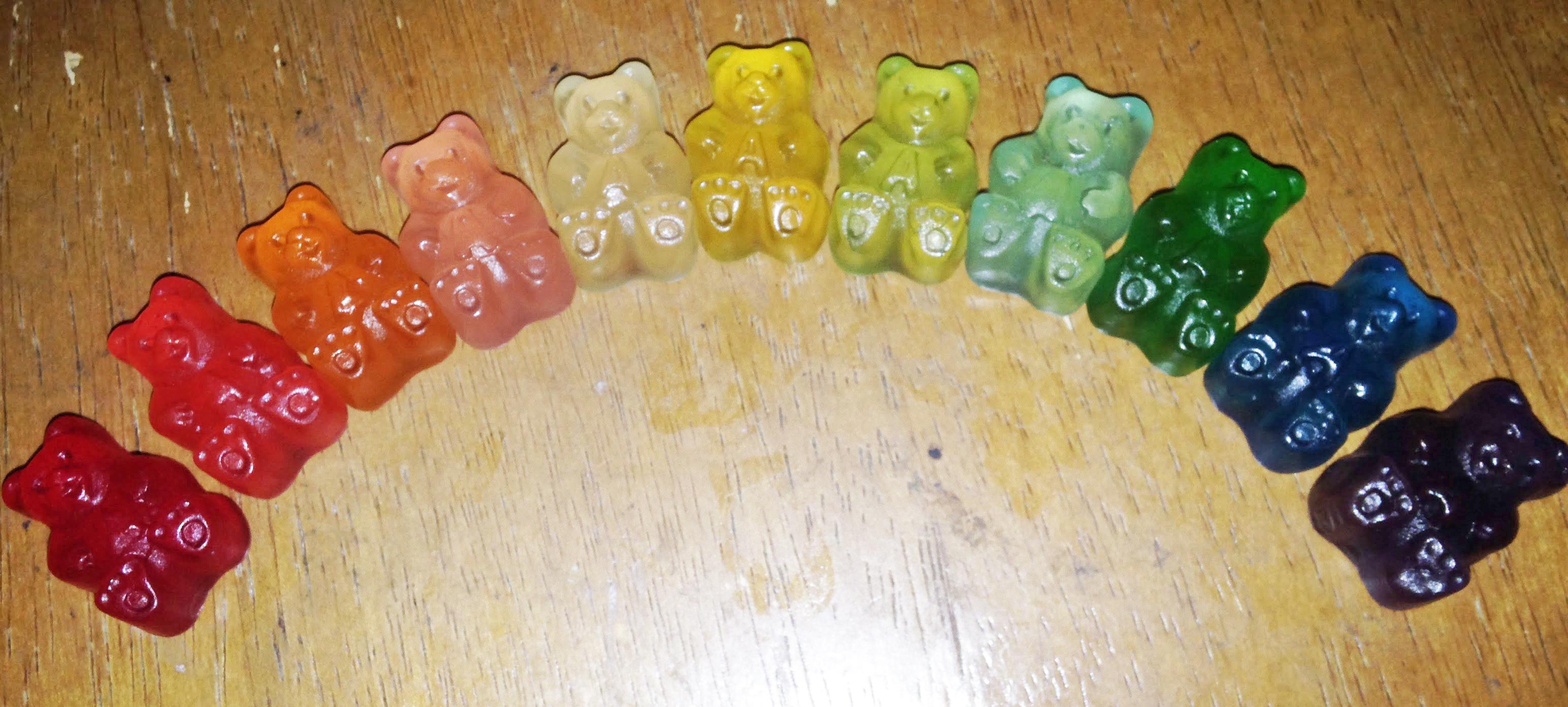 Rainbow Gummi Bears these are all different flavors & by far the best