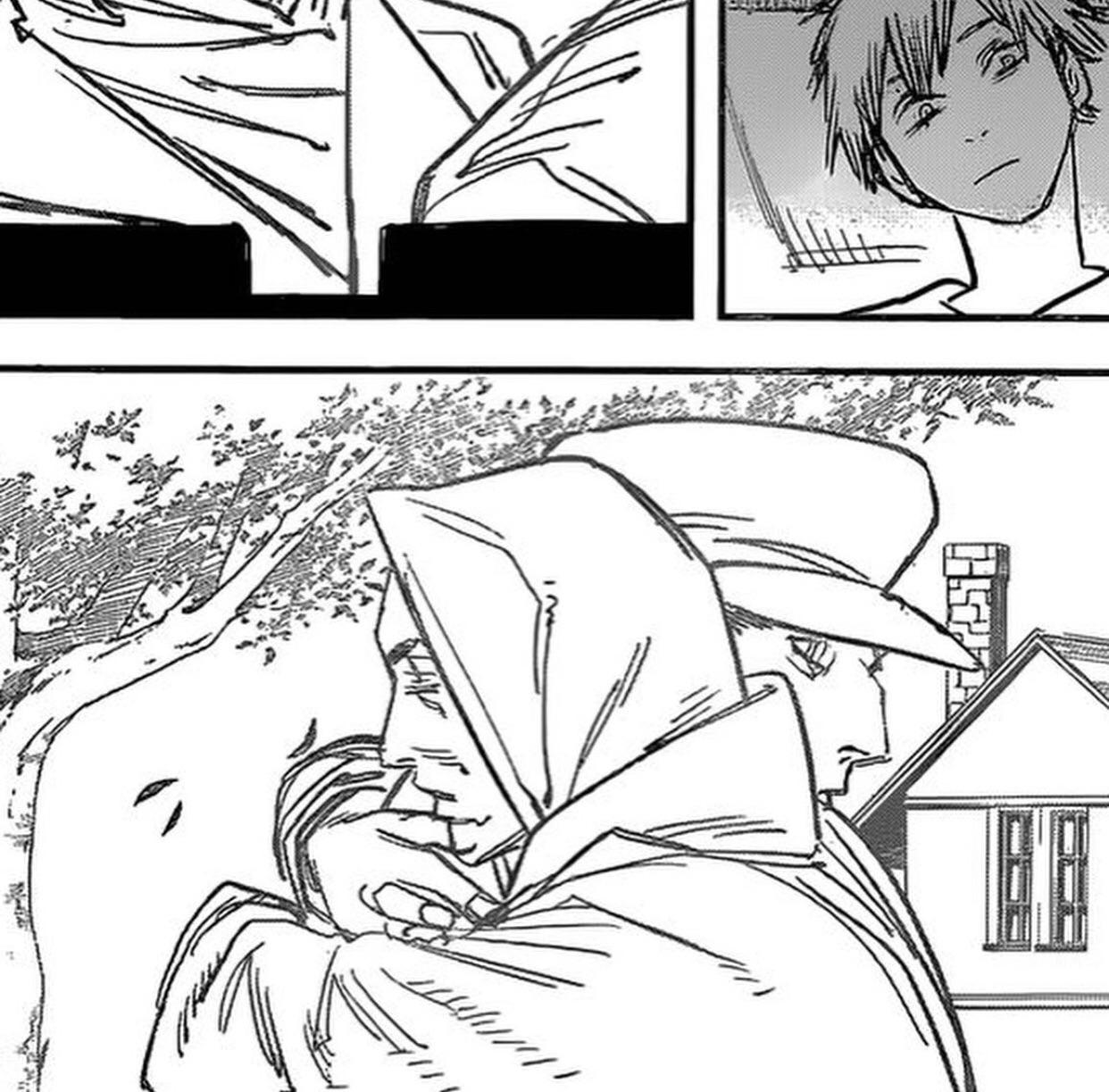 The scene makima cried during was when the characters hugged... ’) r