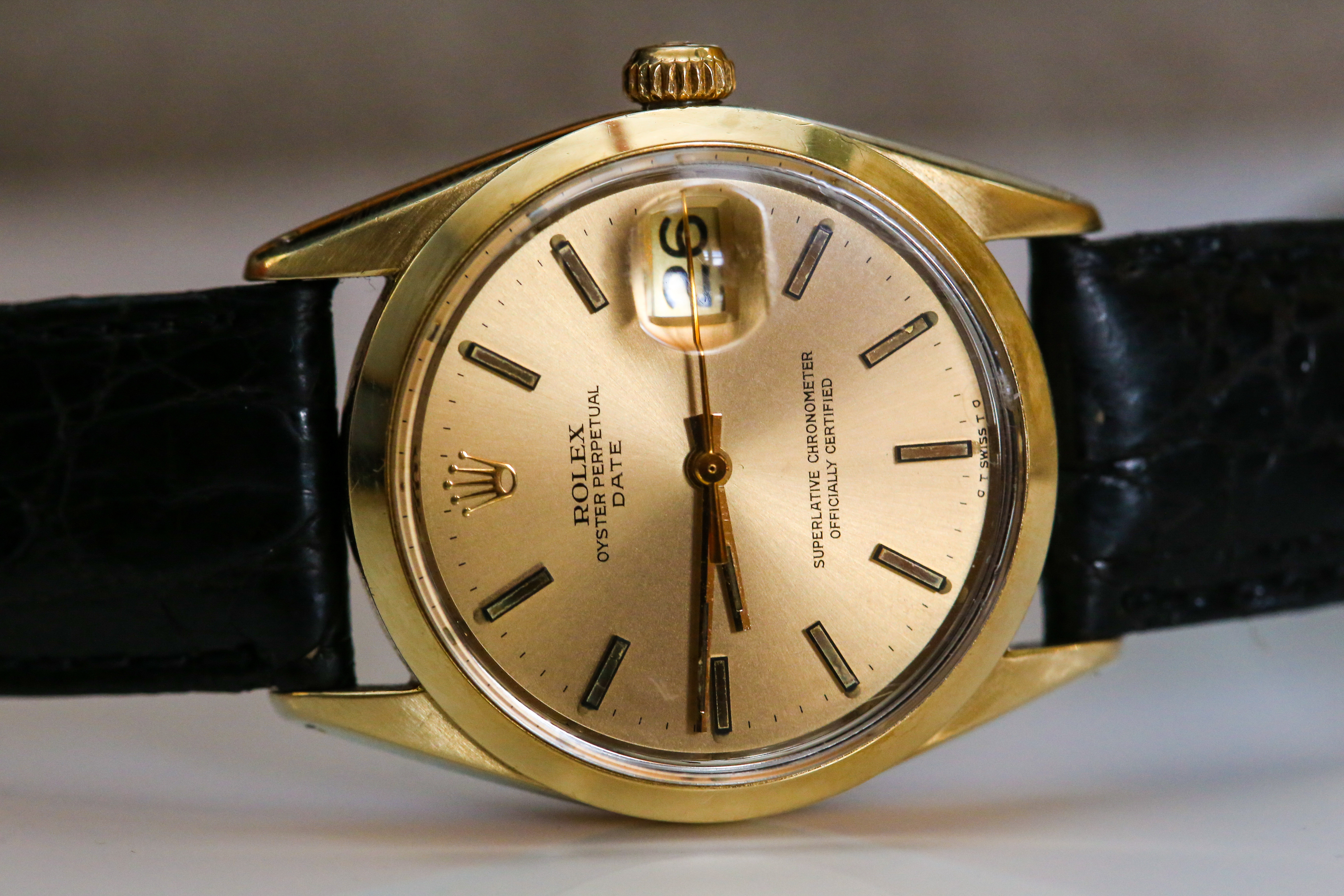 [WTS] Rolex Oyster Perpetual Date 18k Gold Capped 34mm Mens Automatic Watch r/Watchexchange
