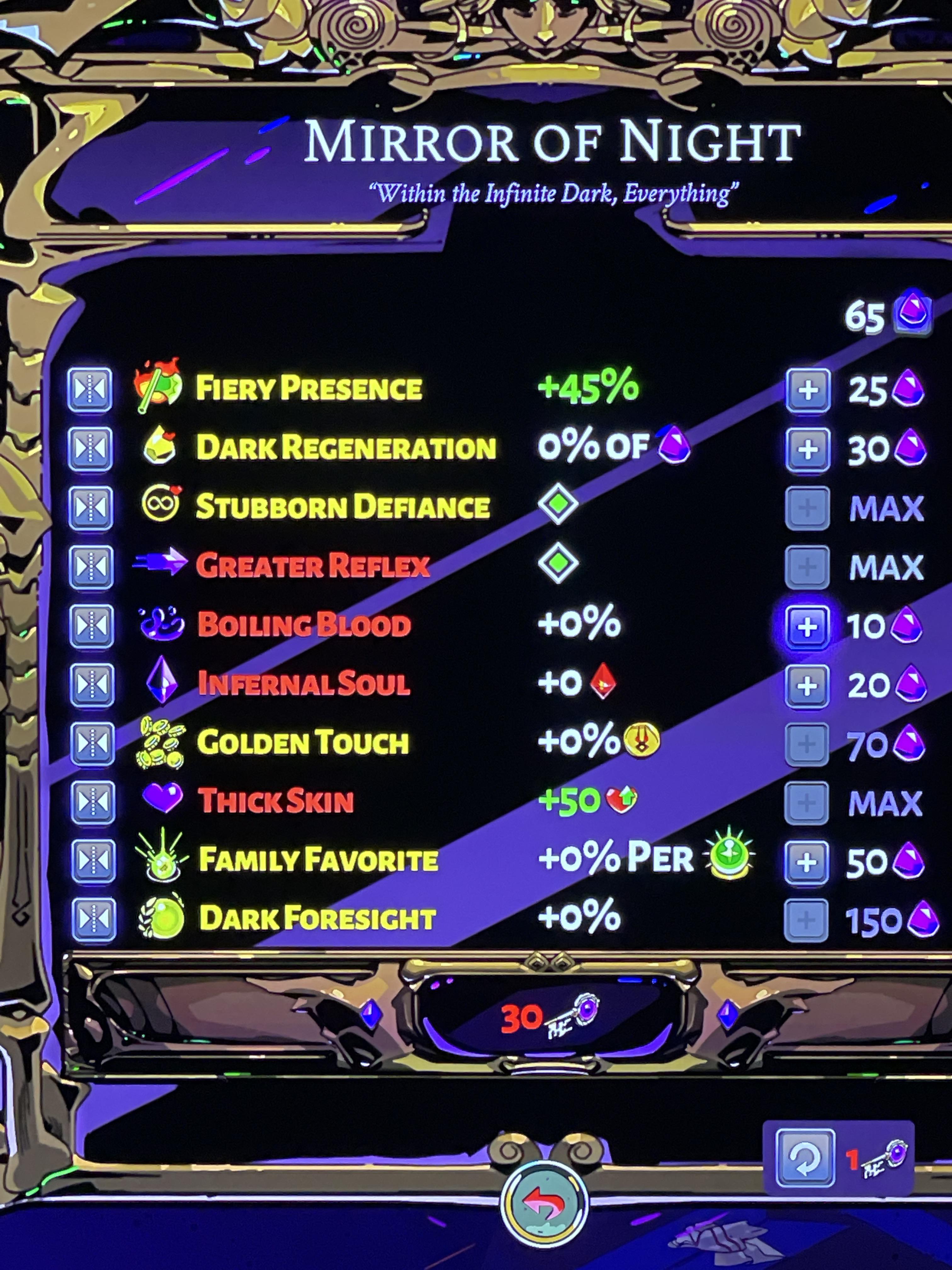 Tip for HadesArrows to the left of abilities change for another set