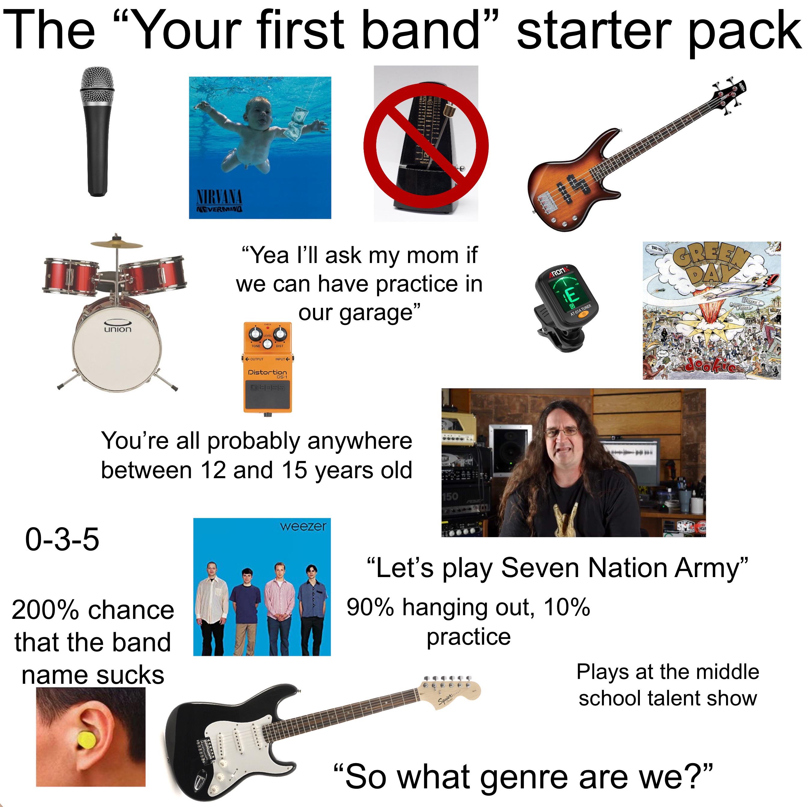 Anyone who’s been in a band can surely relate r/musicmemes