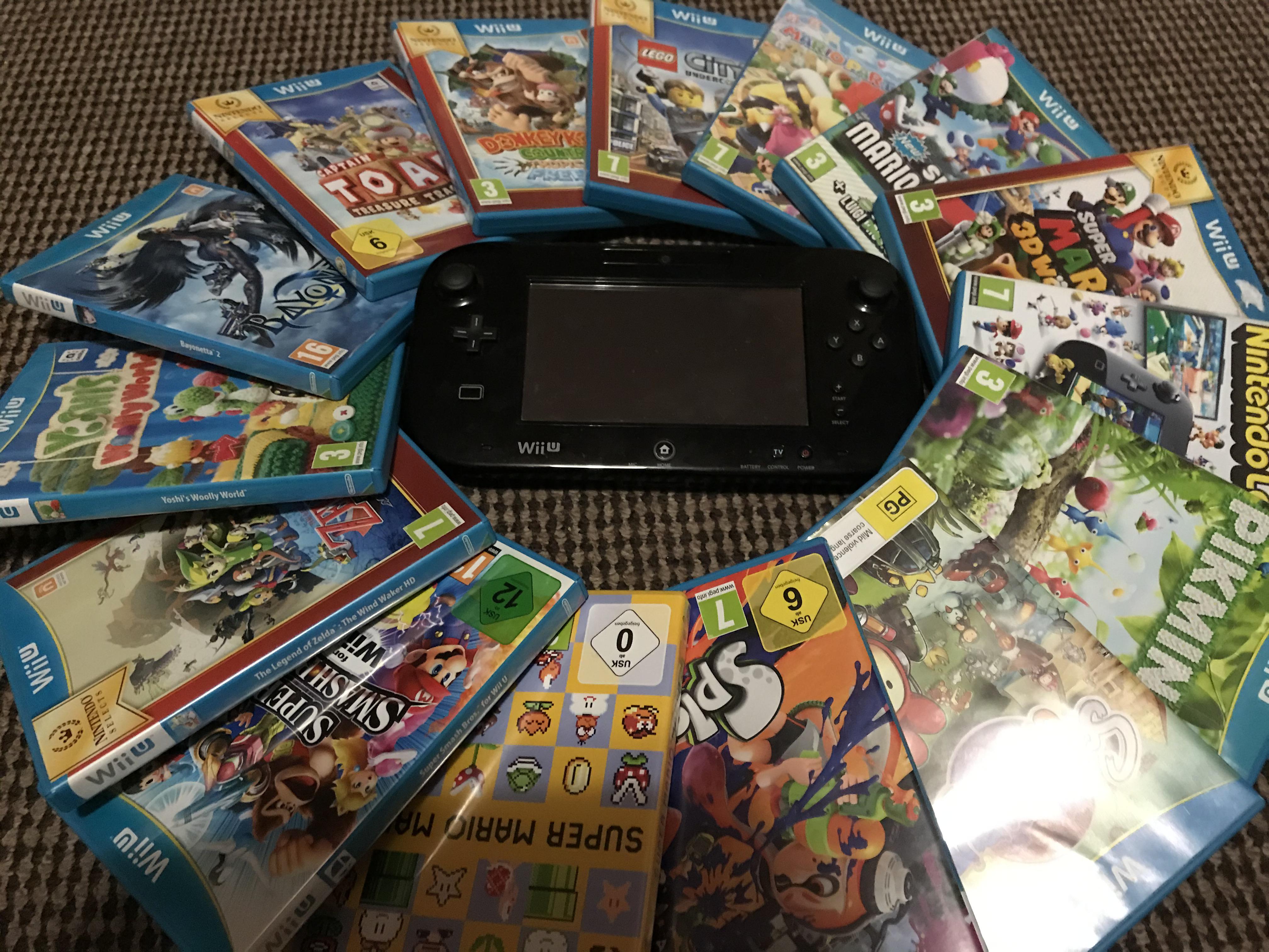 What do you think of my starting Wii u collection? r/wiiu
