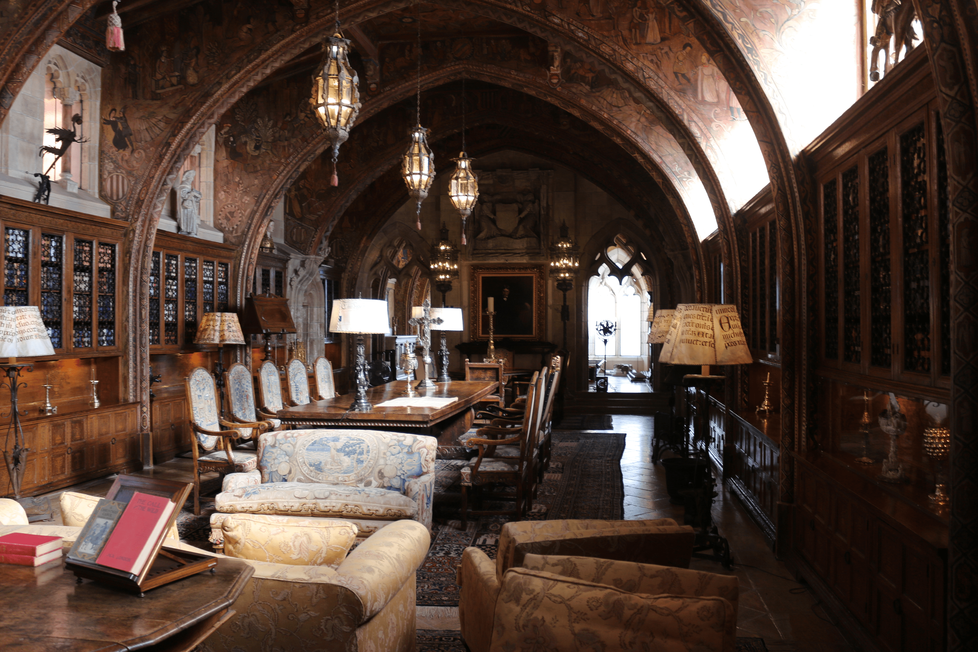 William Randolph Hearst's home office at Hearst Castle 3225 x 2150