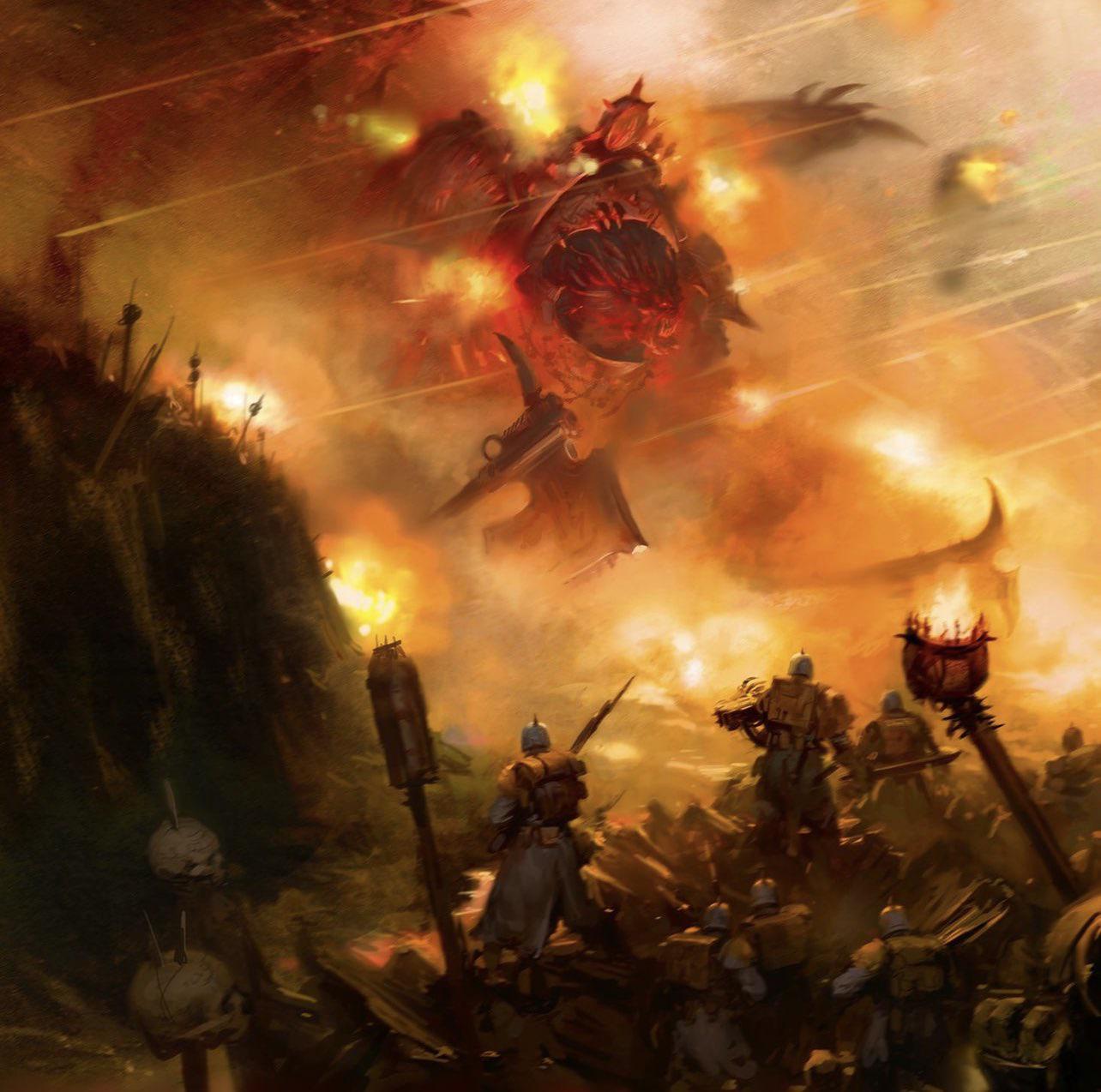 What does the average Guardsman think when they see Angron? Do they