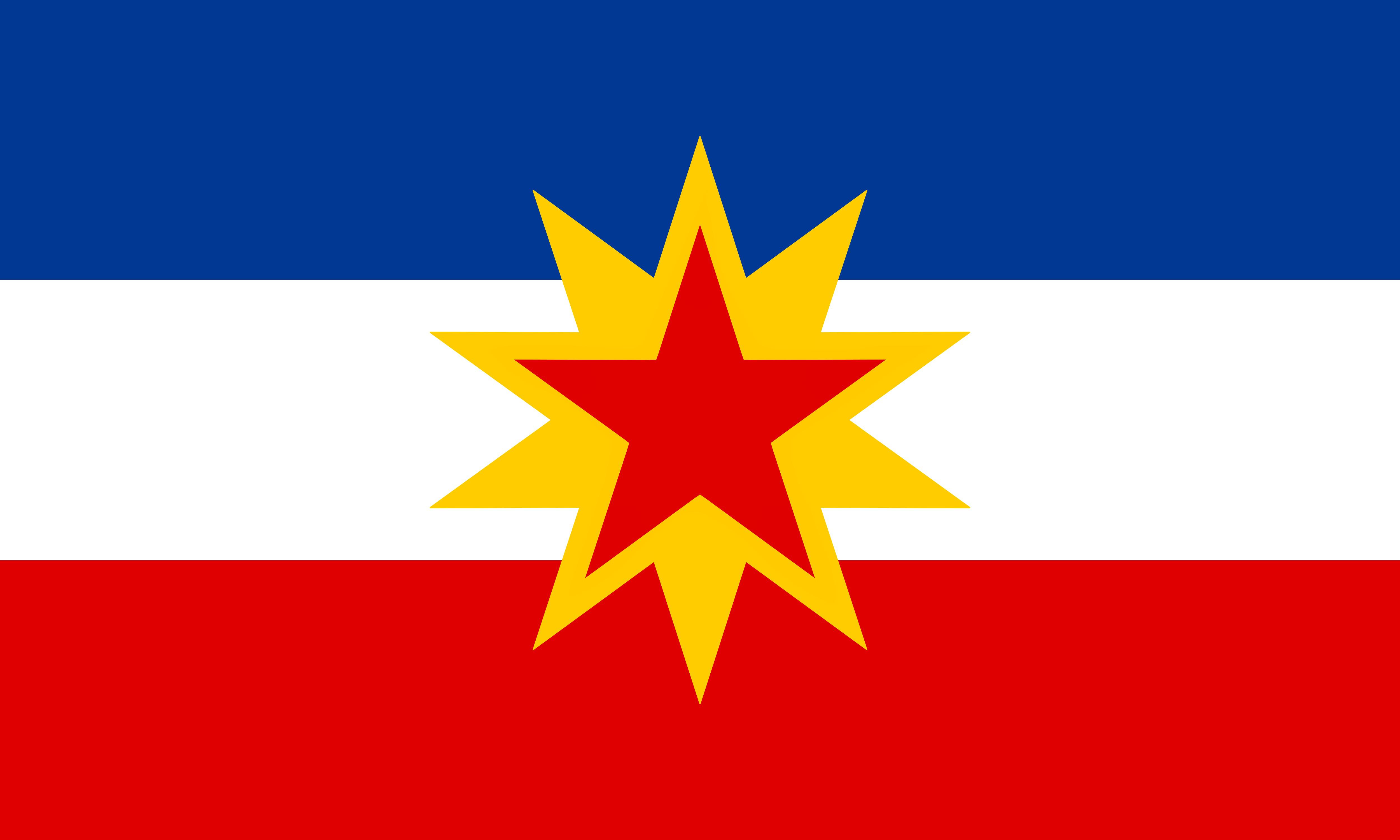 Redesign of Yugoslav Bosnia and Herzegovina (1st flag) r