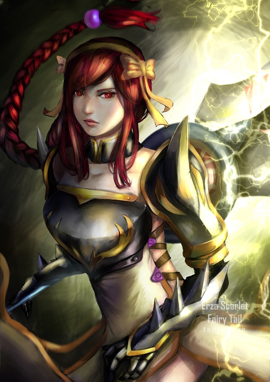 Titania in Lightning Empress Armor fairytail