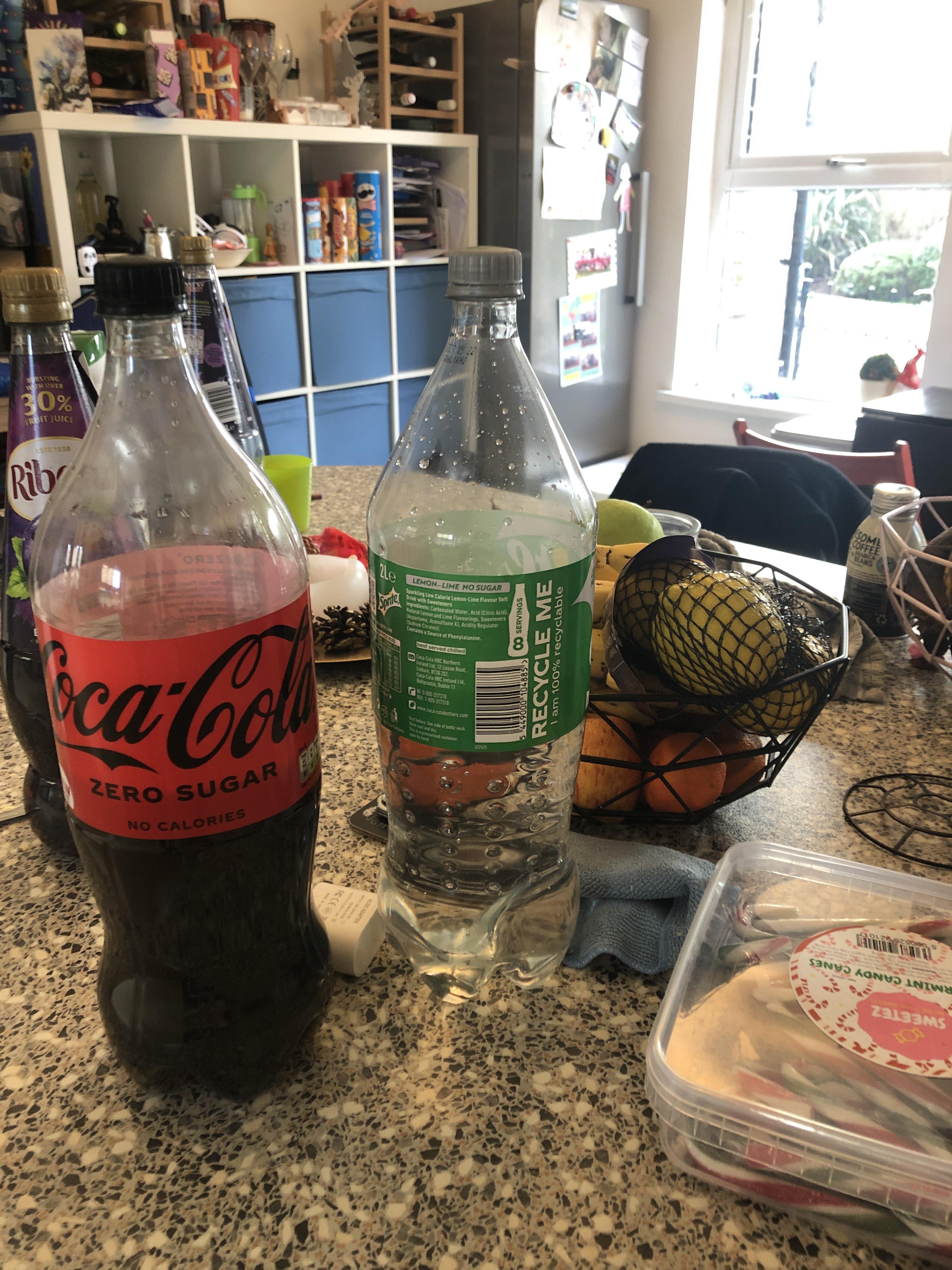 Coke and sprite have the same length height wise r/mildlyinteresting