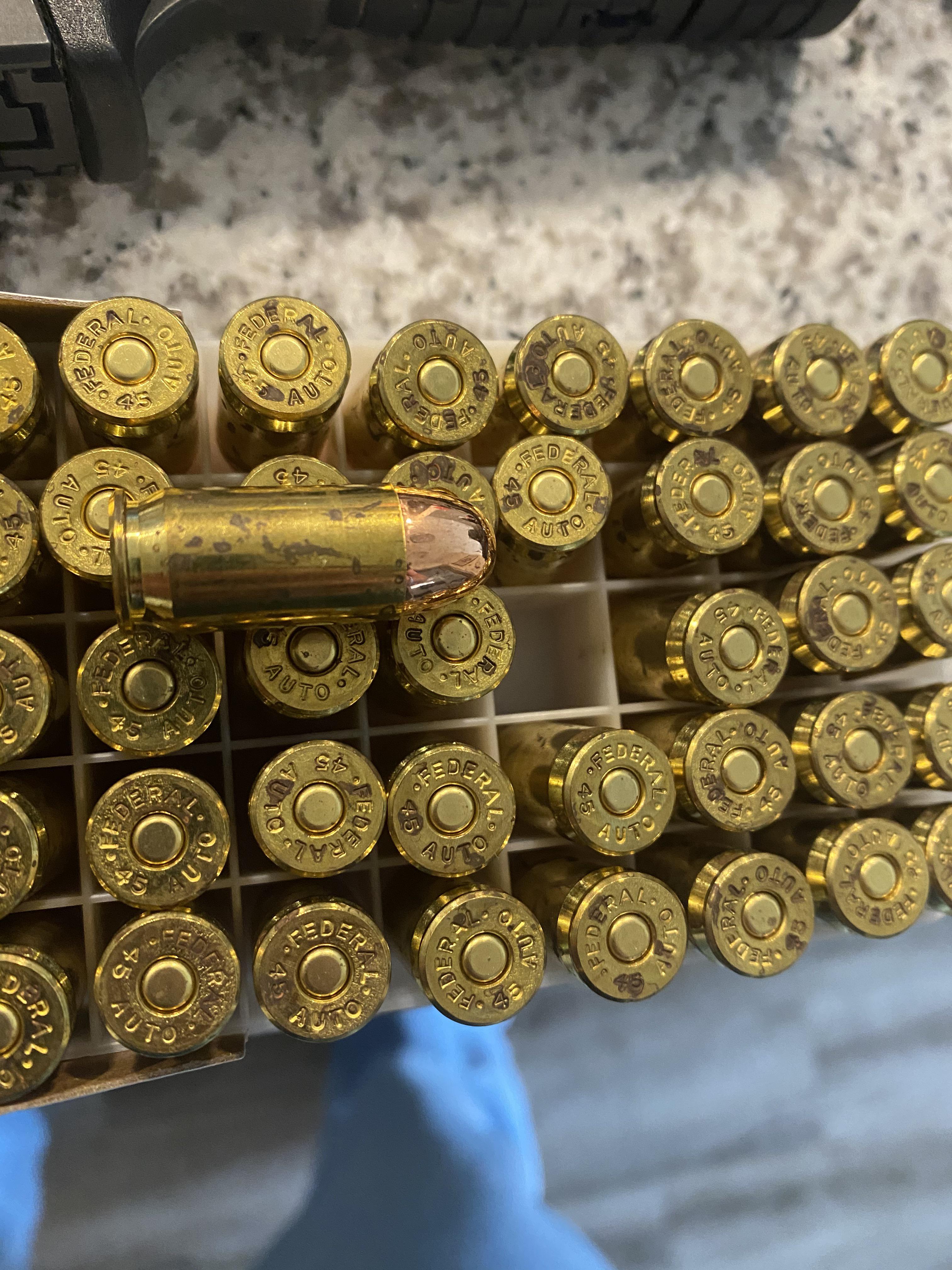 Is this corrosion? Anything to worry about? How to fix? r/ammo