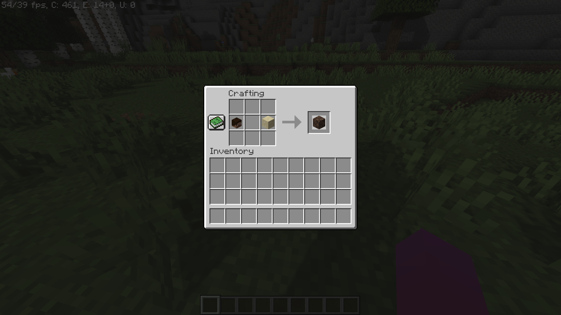 Now introducing the recipe for soul sand. r/Minecraft