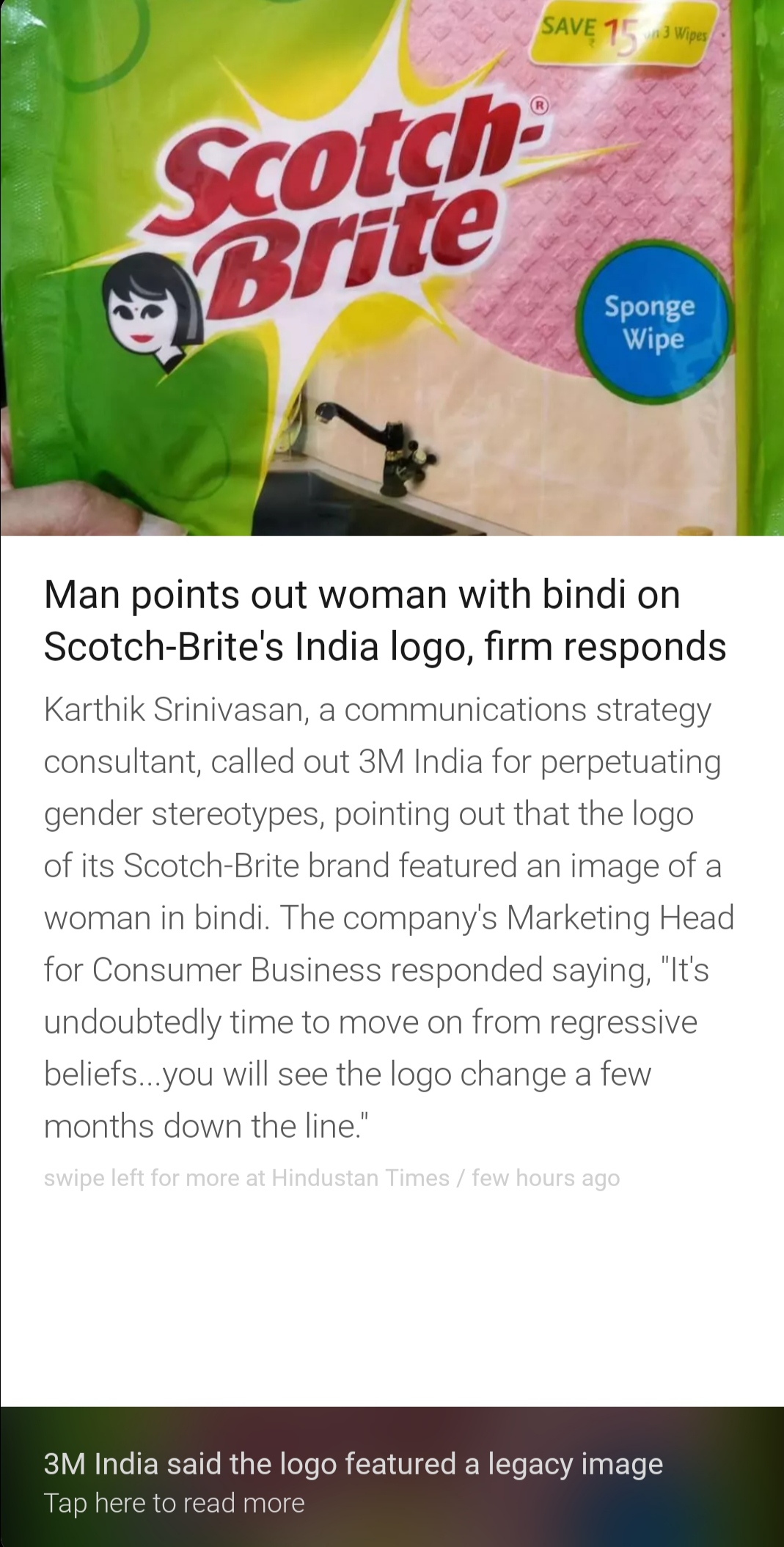 What nonsense are these people up to? When did Bindi