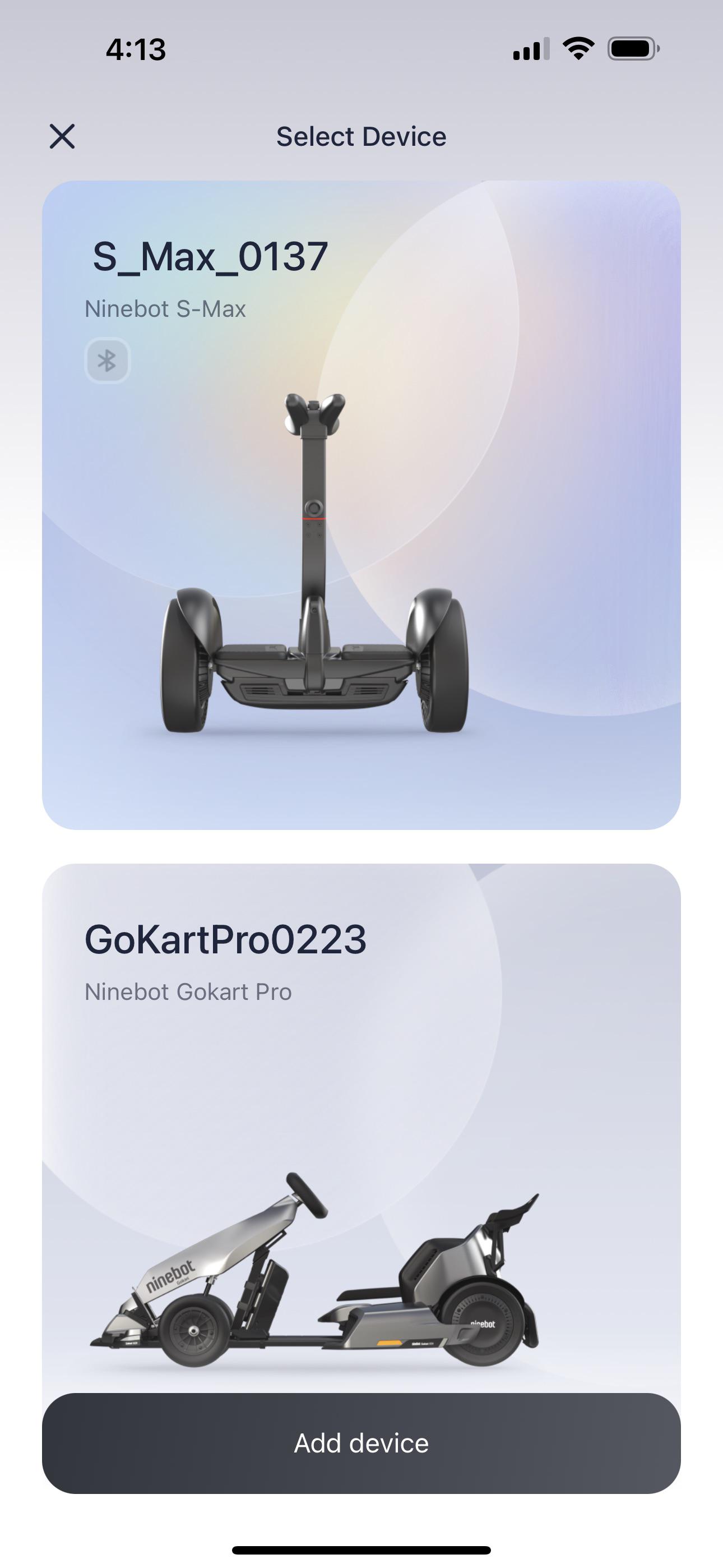 I have the gokart but the bluetooth app only recognizes Smax. Customer service is nooo help r