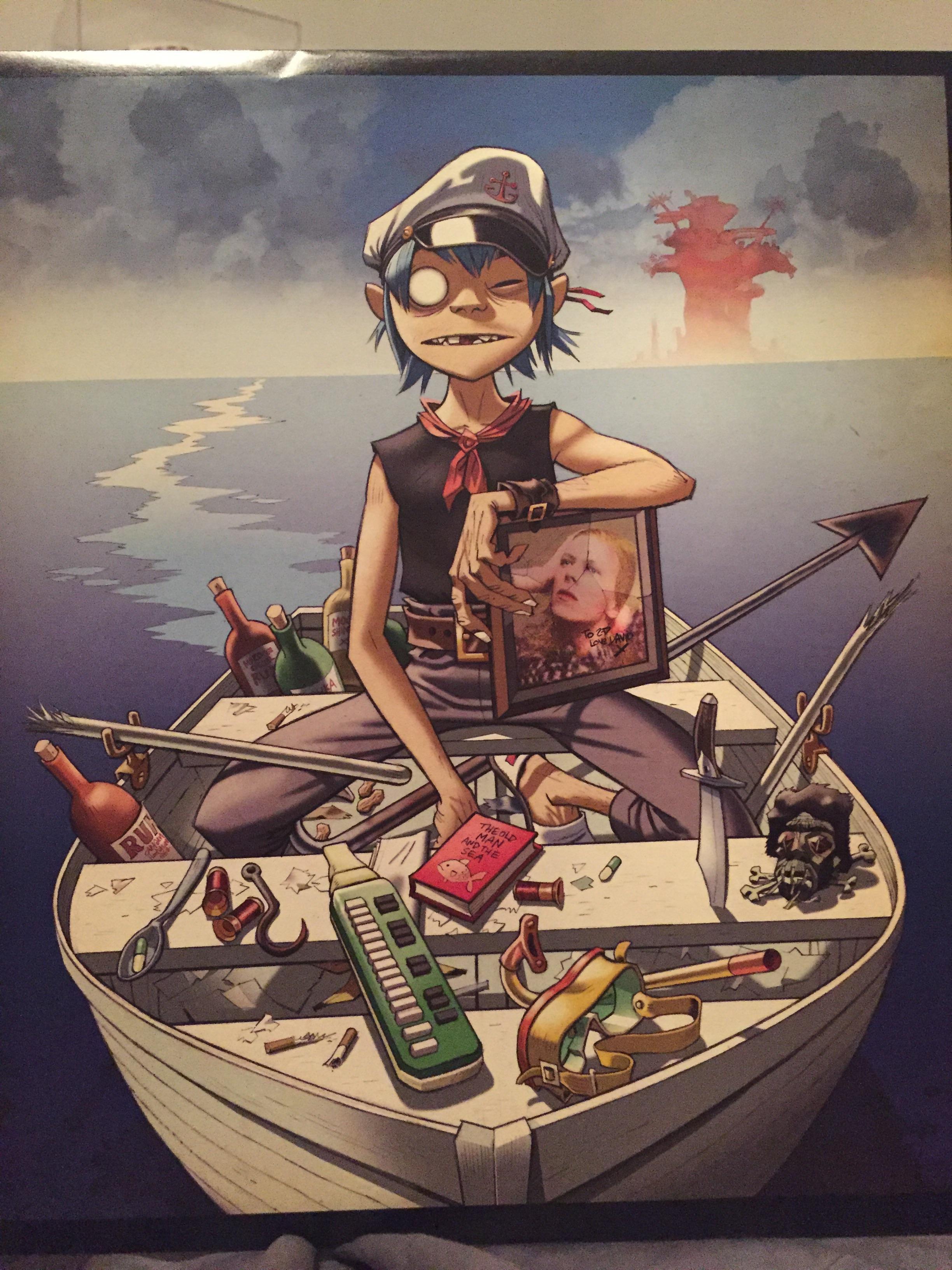 Absolutely LOVE the art for the Plastic Beach vinyl album. vinyl