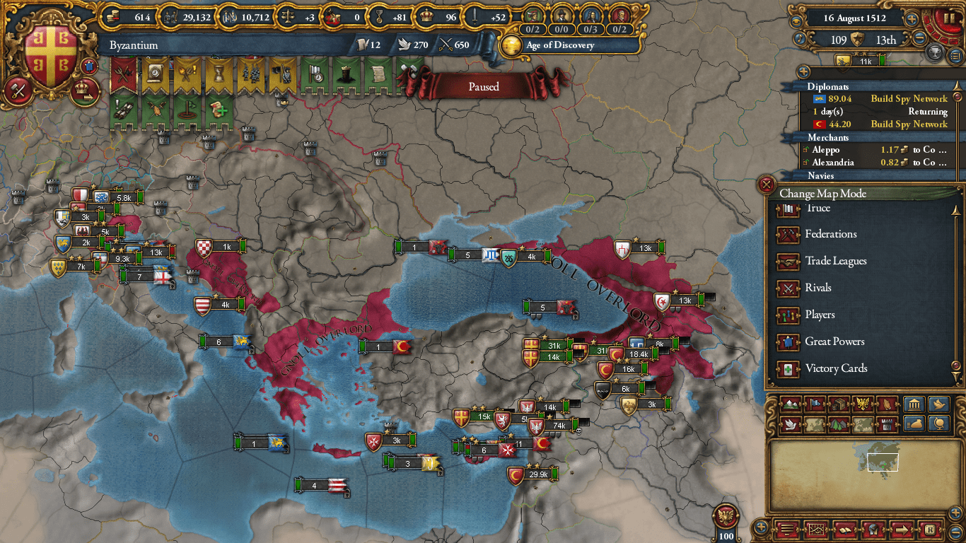 This is the first time I can beat the Ottomans as Byzantium, and I'm so