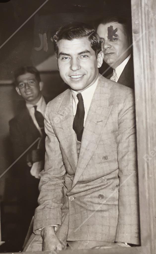 Mr Lucky Luciano cracks a rare smile (1936) r/Mafia