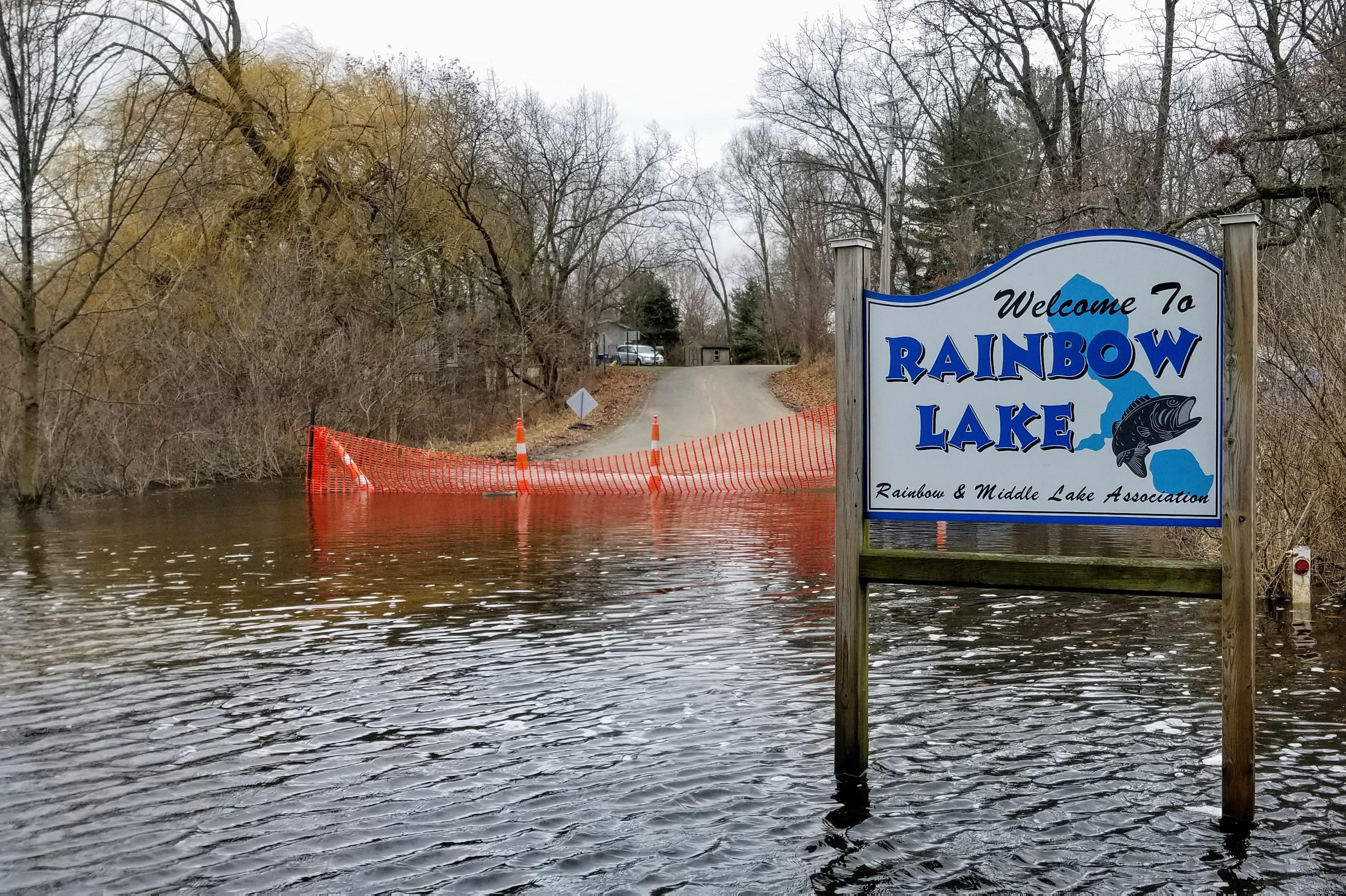 Another flooded inland lake in Montcalm County r/Michigan