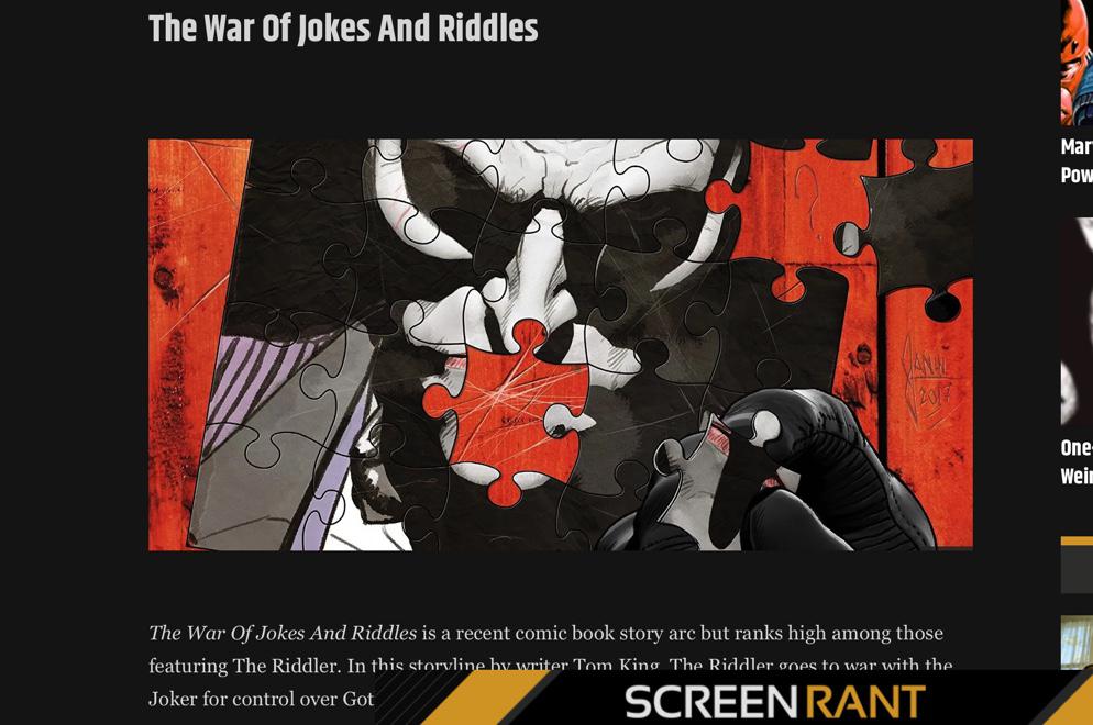 Screen Rant is horrible (this is a top 10 riddler stories list) r/batman