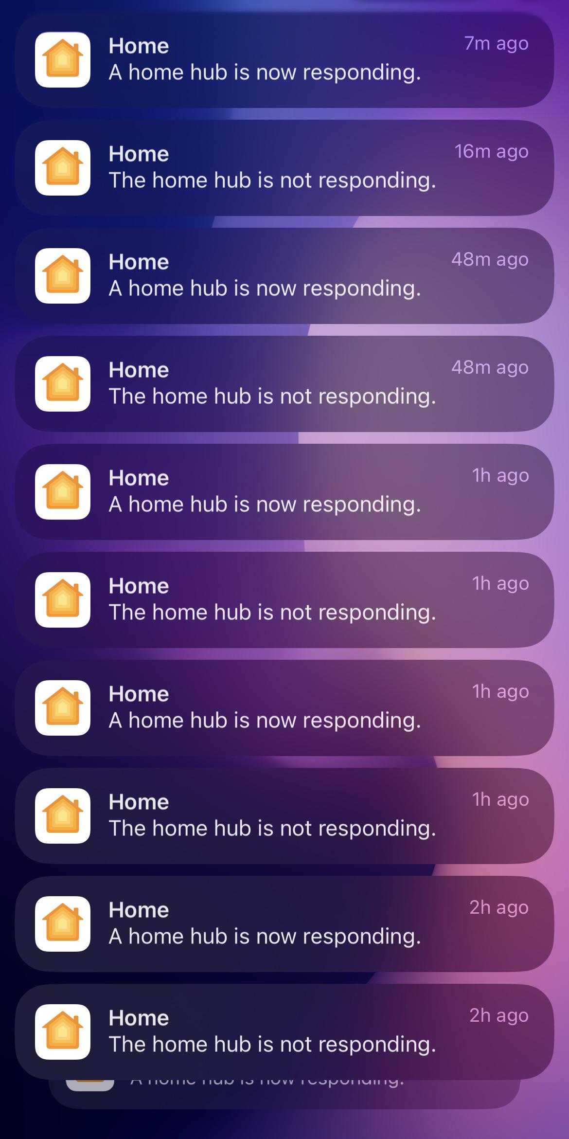 Annoying notifications from (HomePod mini), did a factory reset. Didn’t