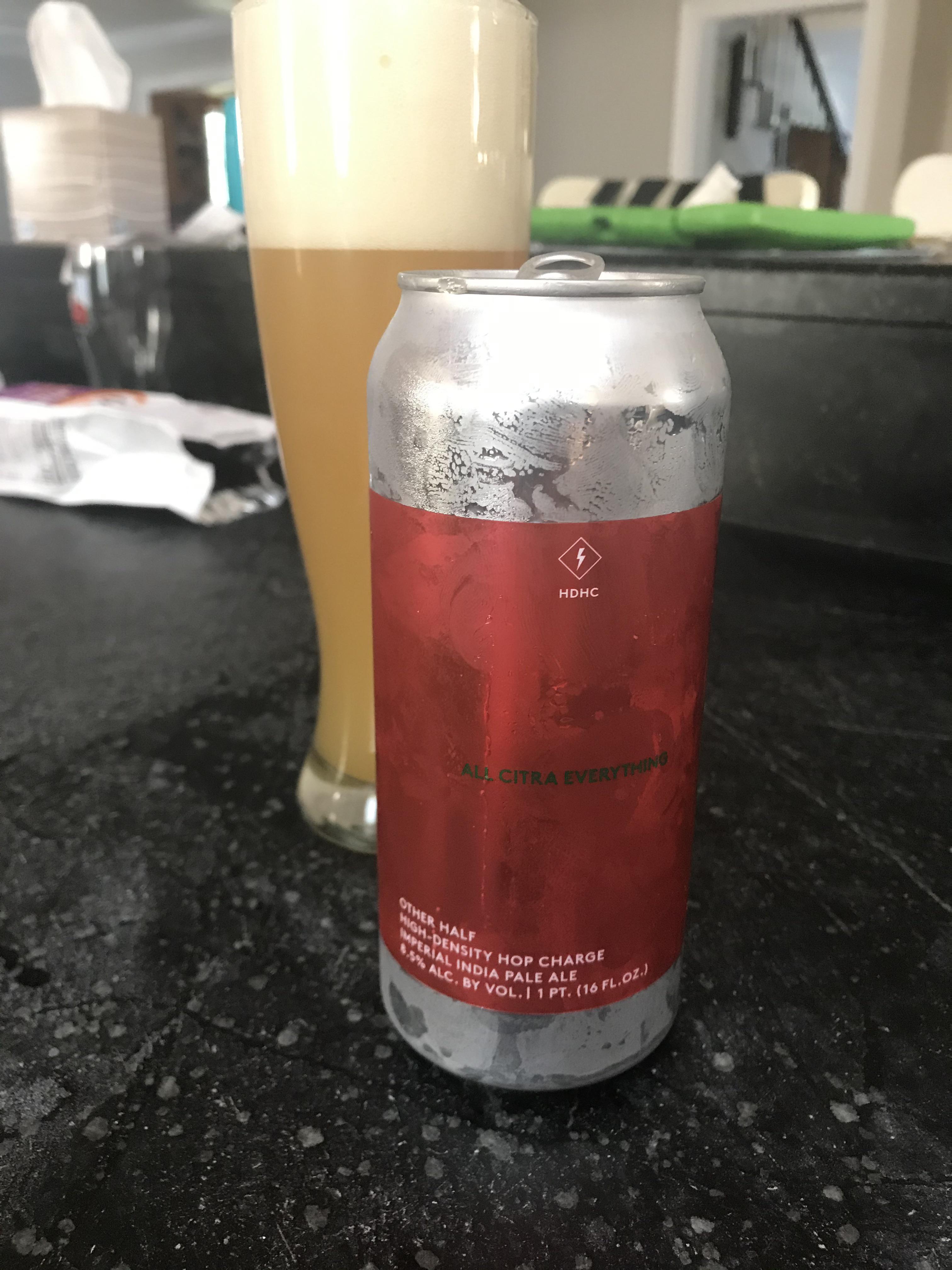 High density hop charge All Citra Everything Other Half Brewery r