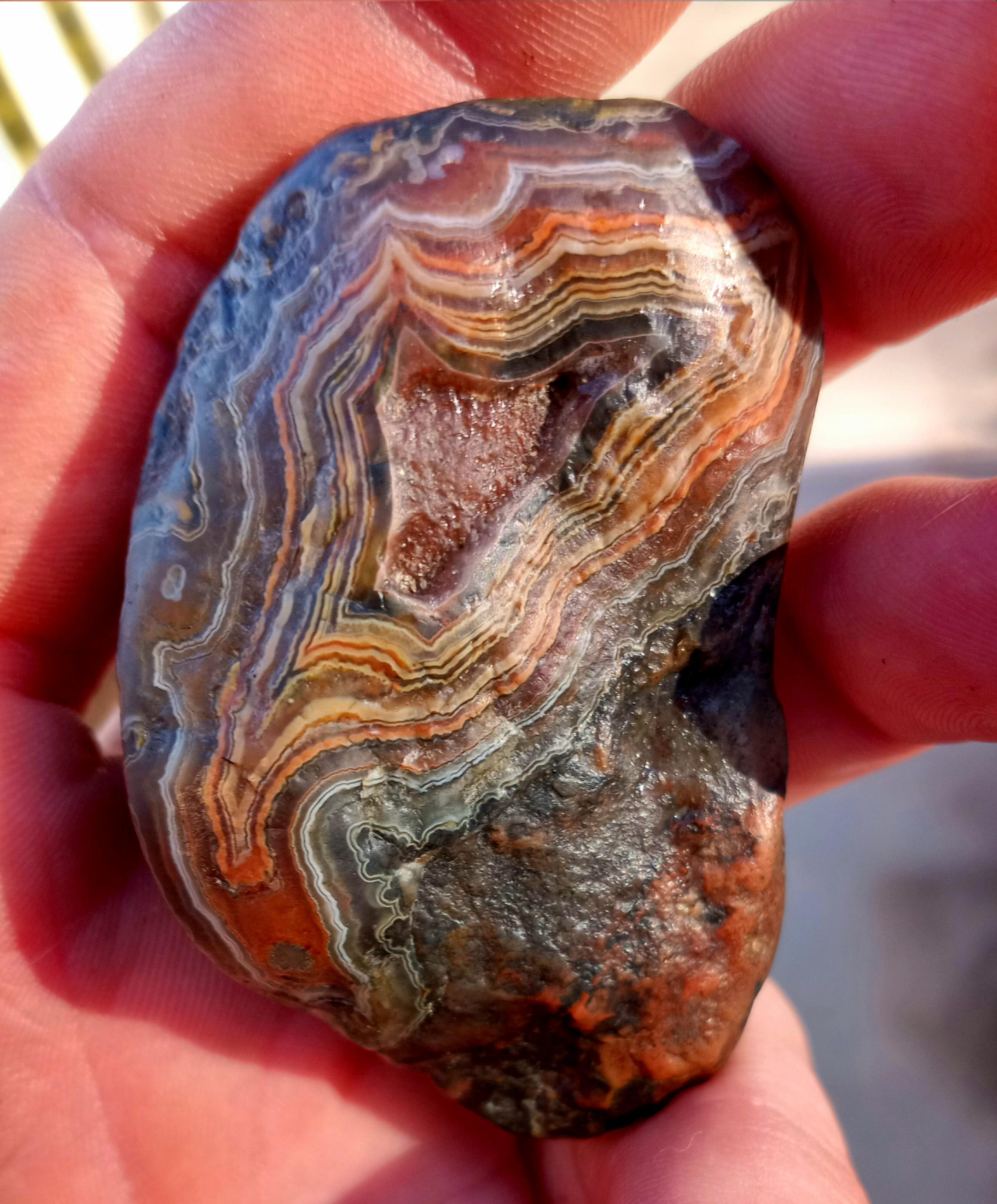 Fairburn Agate, self collected, Indian Creek Scenic Township r/Agates