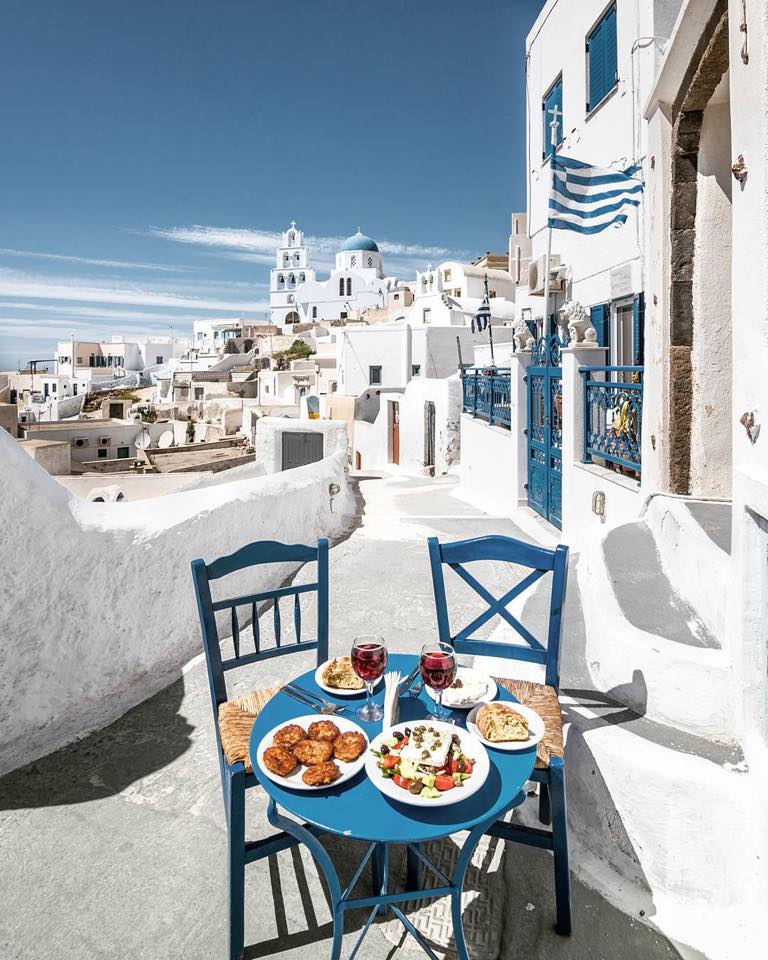 Greece Feel good breakfast in Santorini r/beautifuldestinations