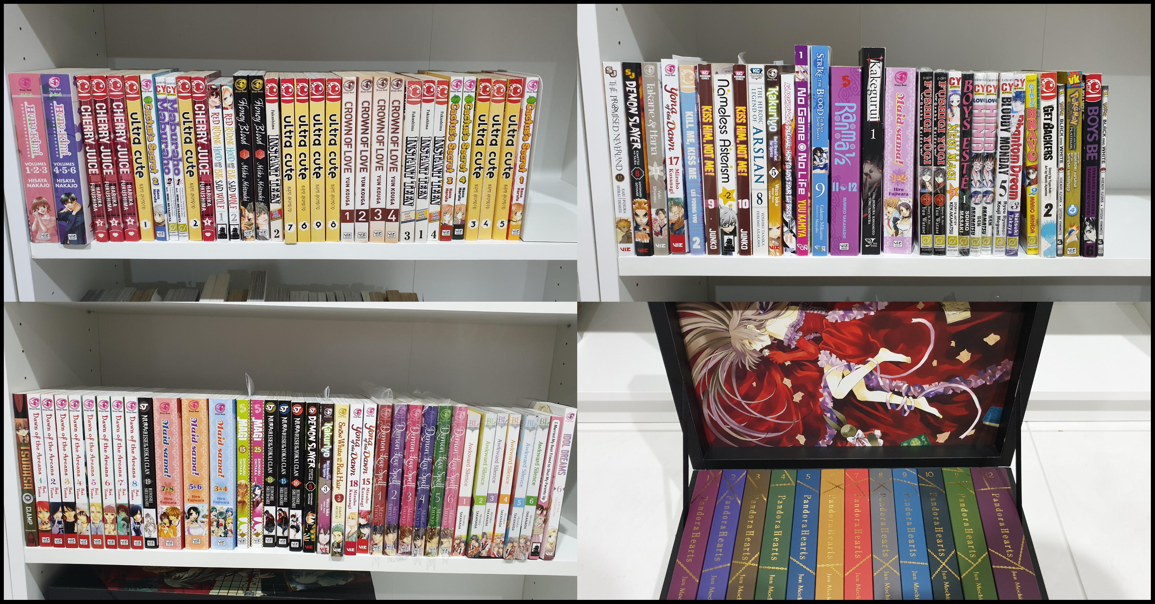 November Haul. Really happy with Pandora Hearts box set r/MangaCollectors