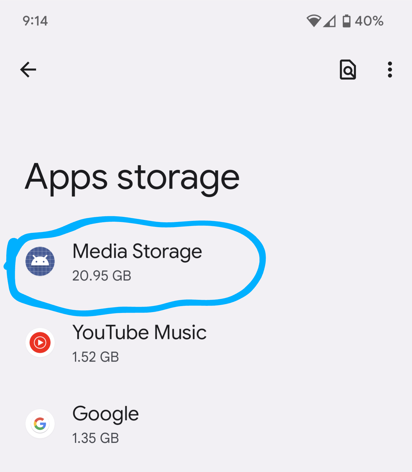 What is Media Storage and why is it taking up 21GB of my storage? 