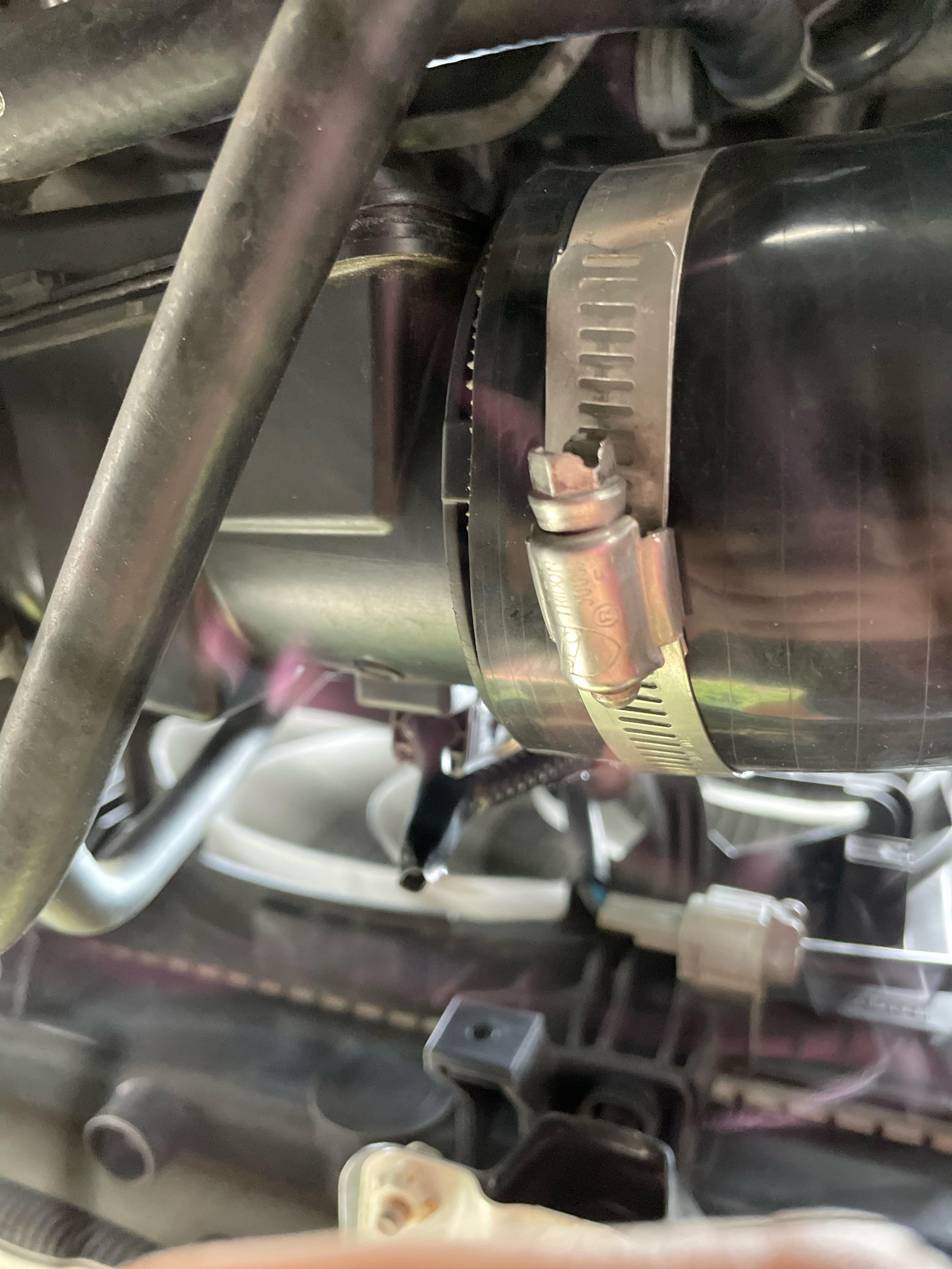 Potential boost leak??? This is the bottom of the Cobb sf intake for my