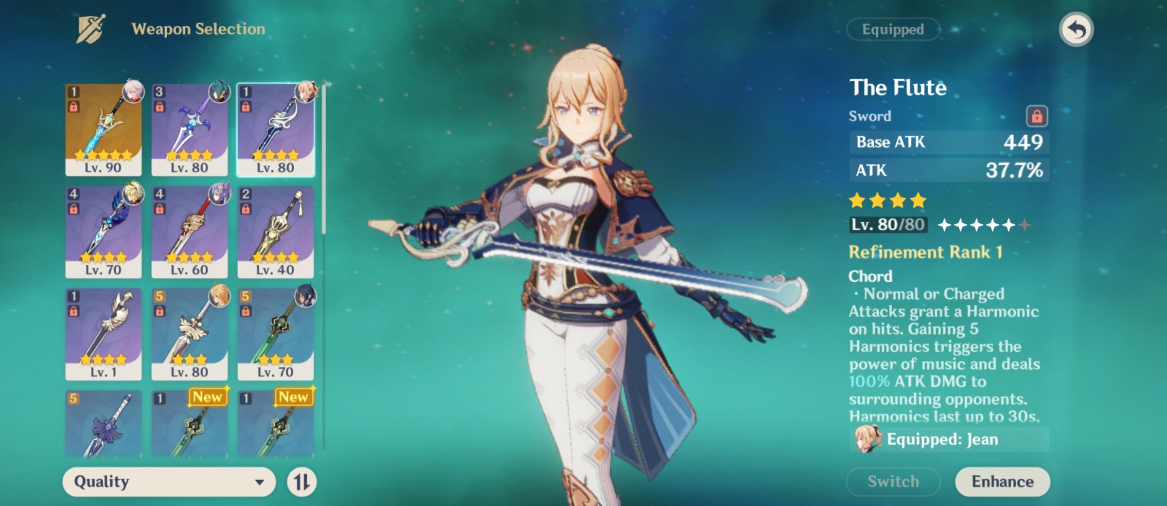 Should I craft the Amenoma or call quits with The Flute for as support