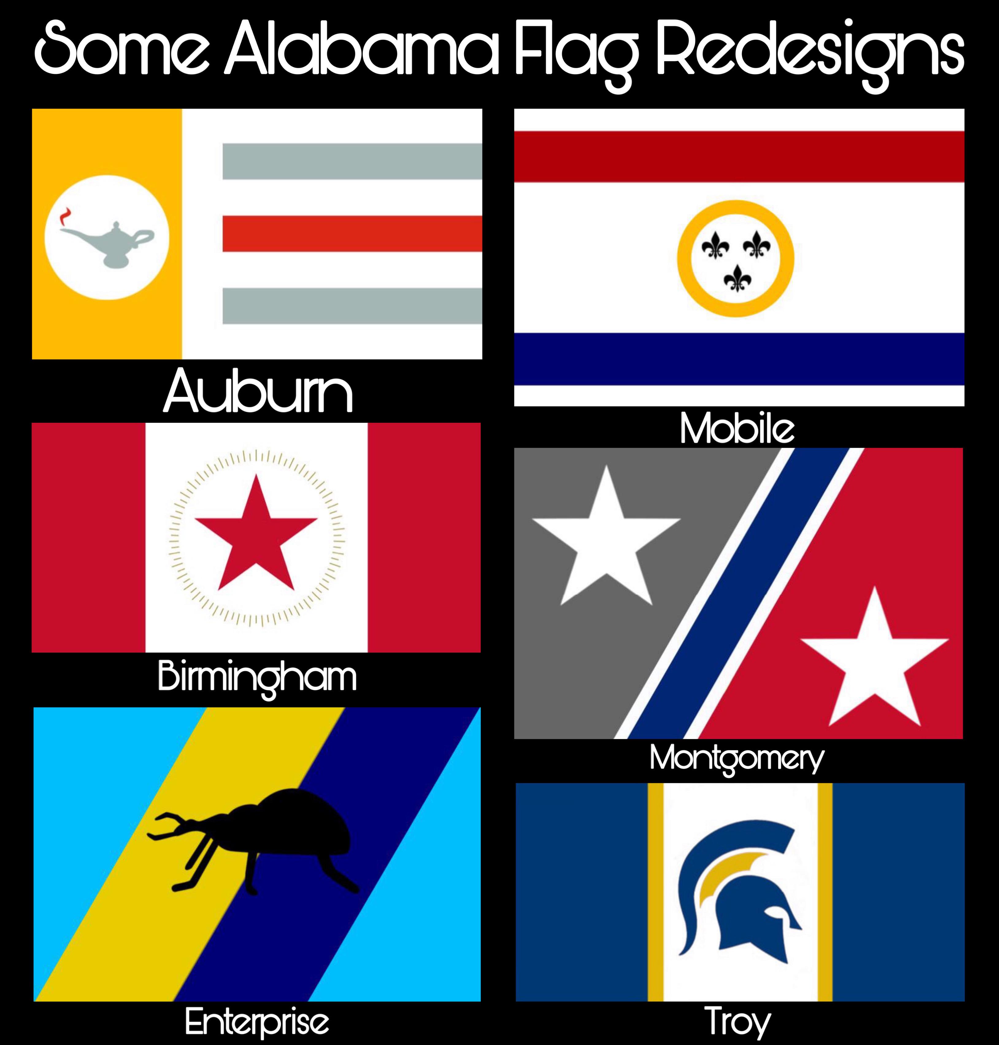 Some alternate flags of Alabama r/vexillology