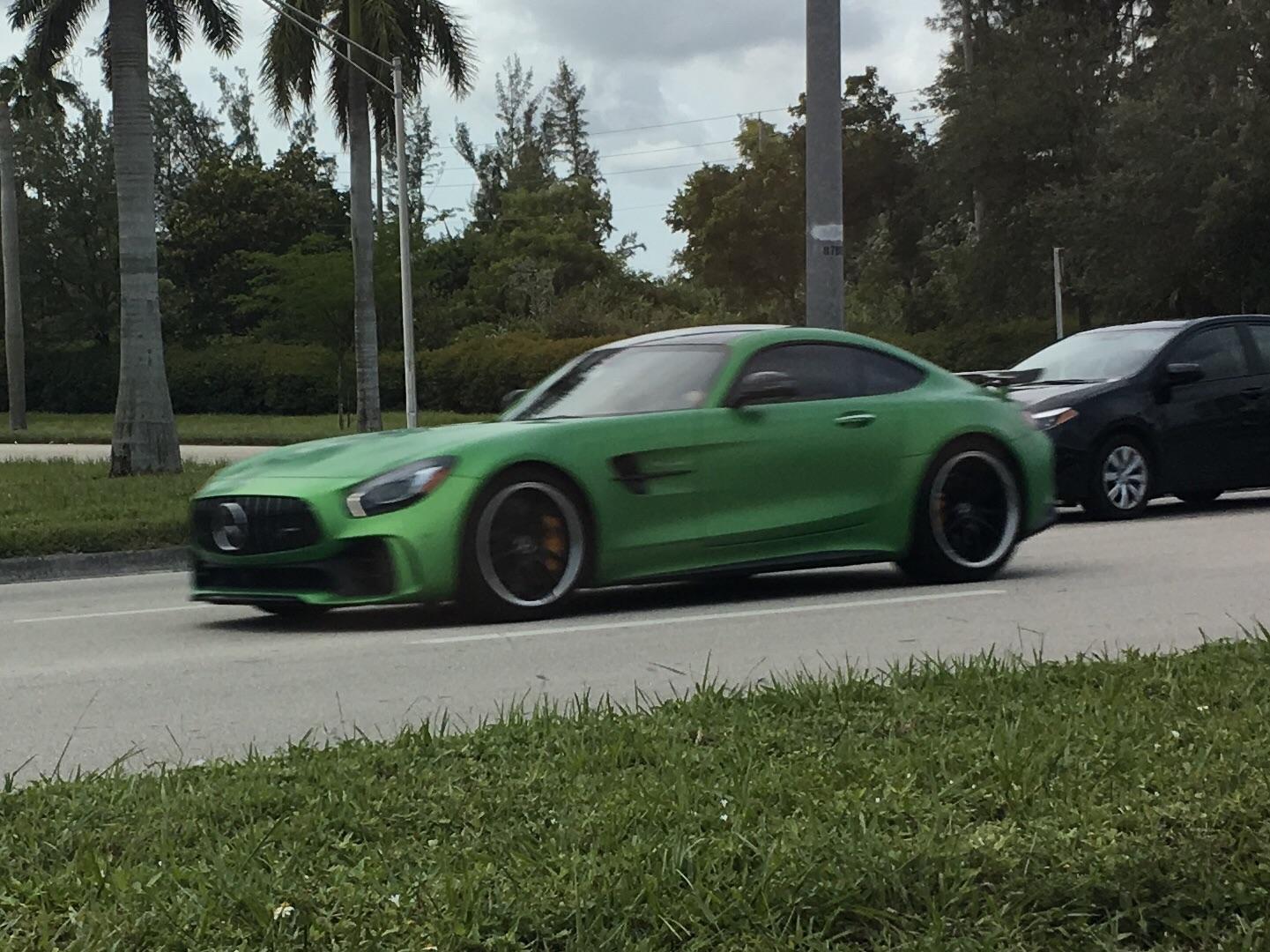 Caught another [AMG GTR] in a blur in Miami. r/spotted