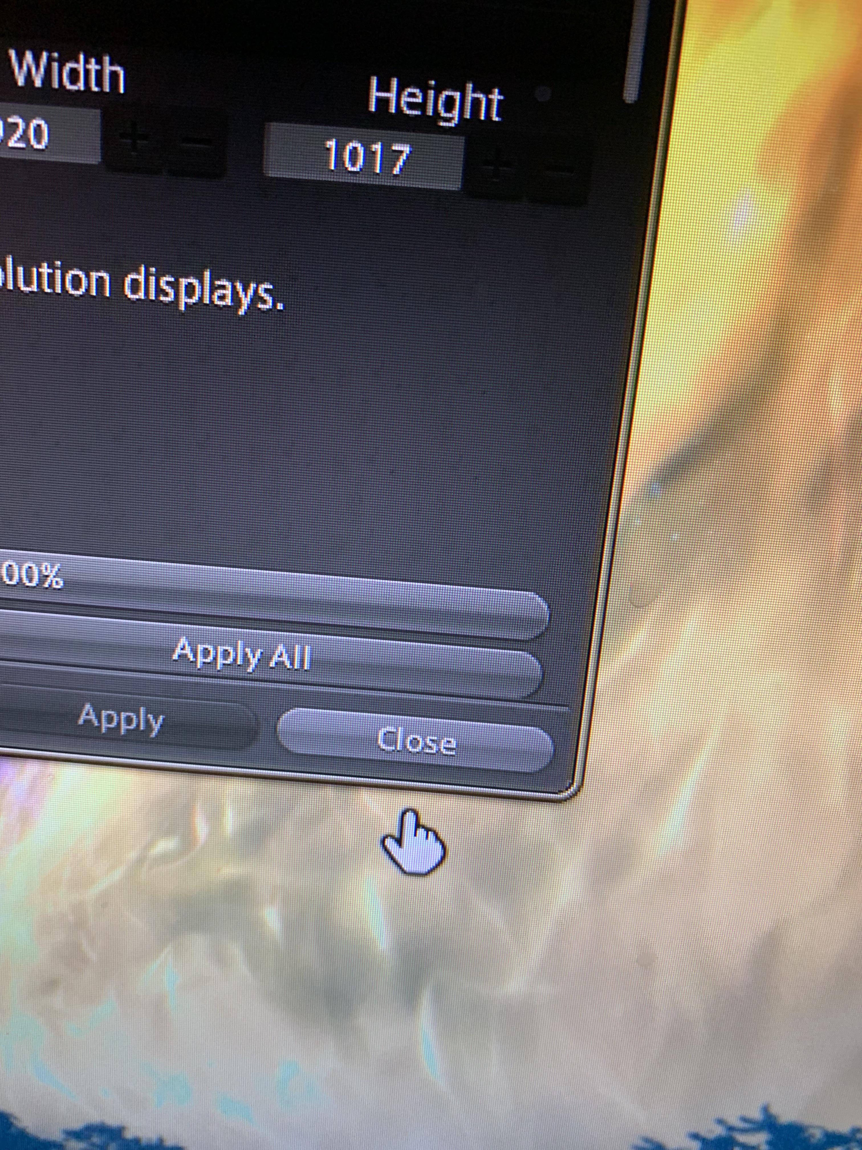 Mouse cursor only recognises UI buttons if I don’t aim at them please