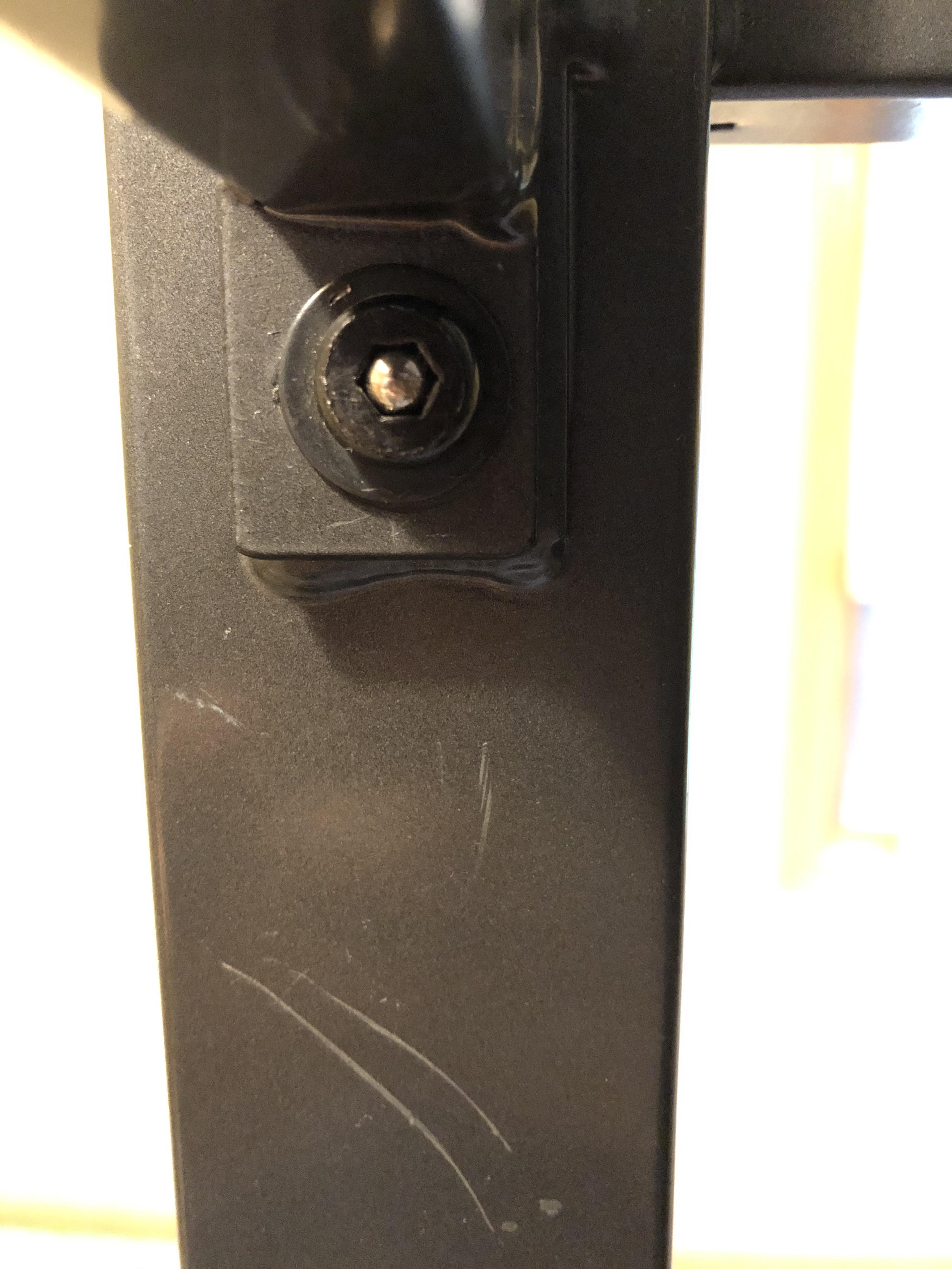 Trying to unscrew a bunk bed, found this in an Allen wrench slot. r