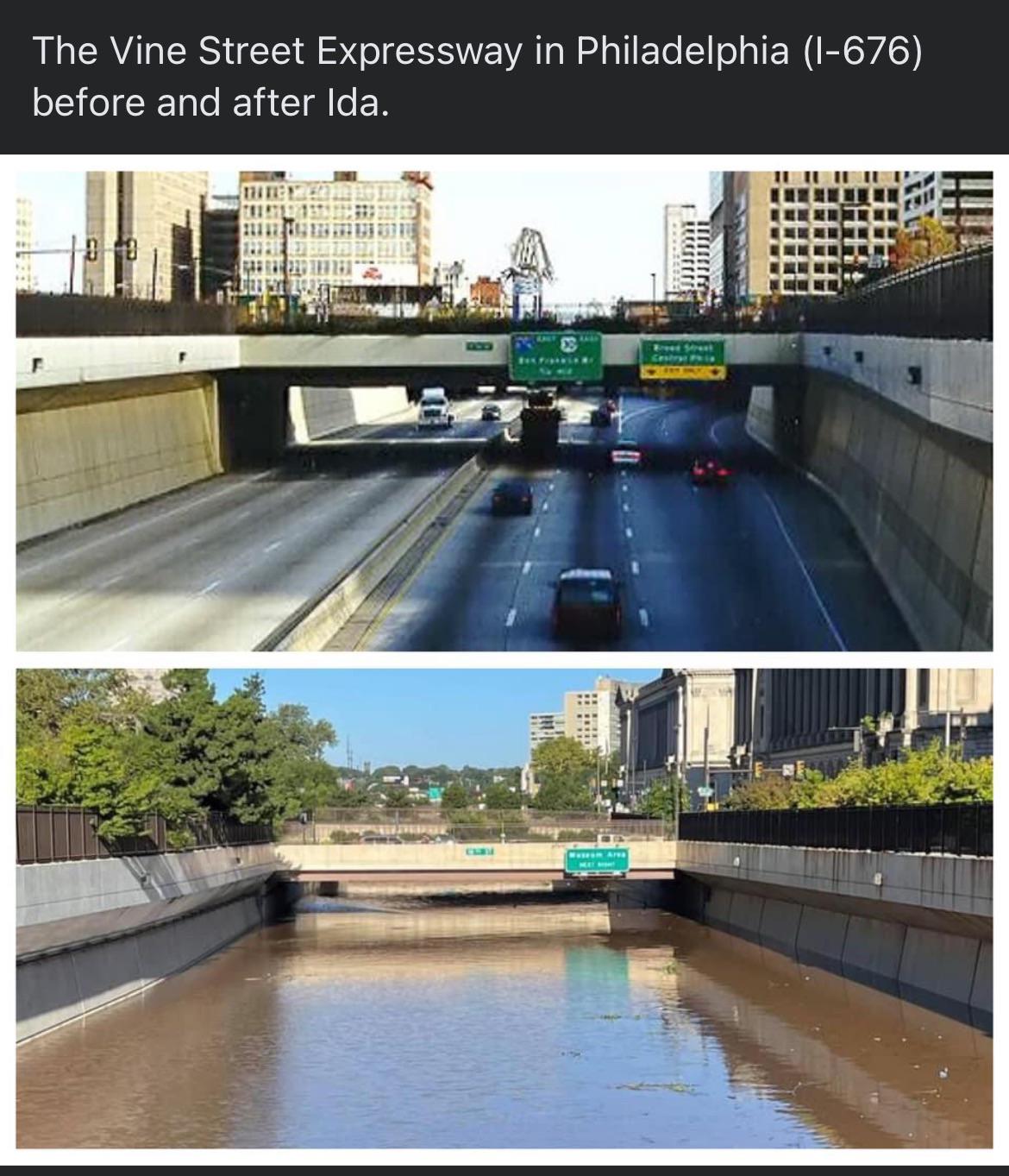 I prefer the Vine street Canal over the Vine street expressway r