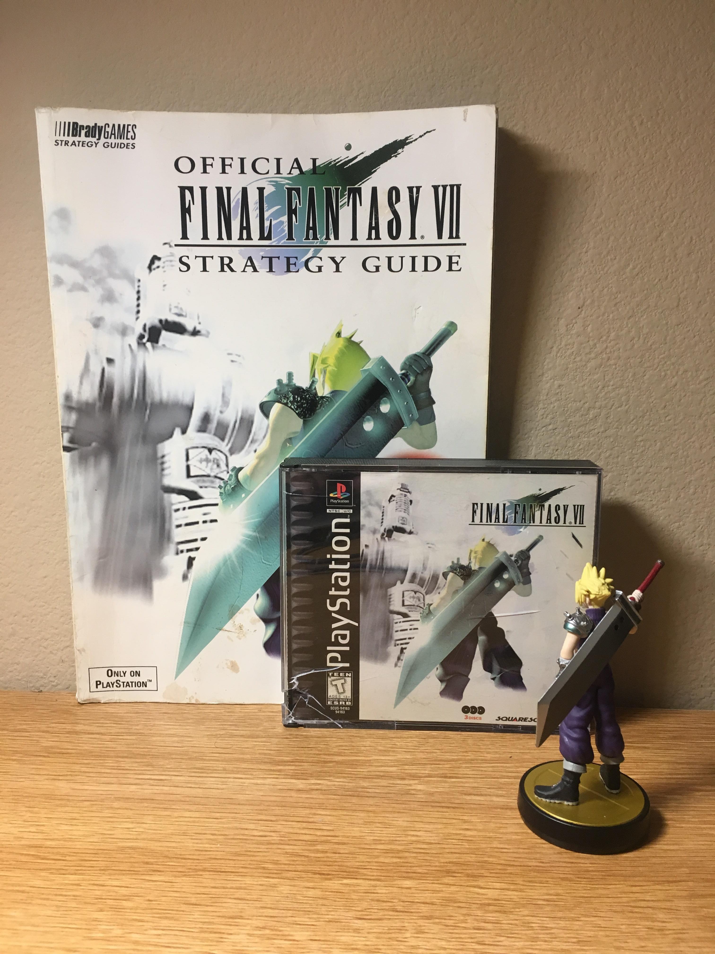 Was on eBay and found a copy of the FF7 strategy guide with the game