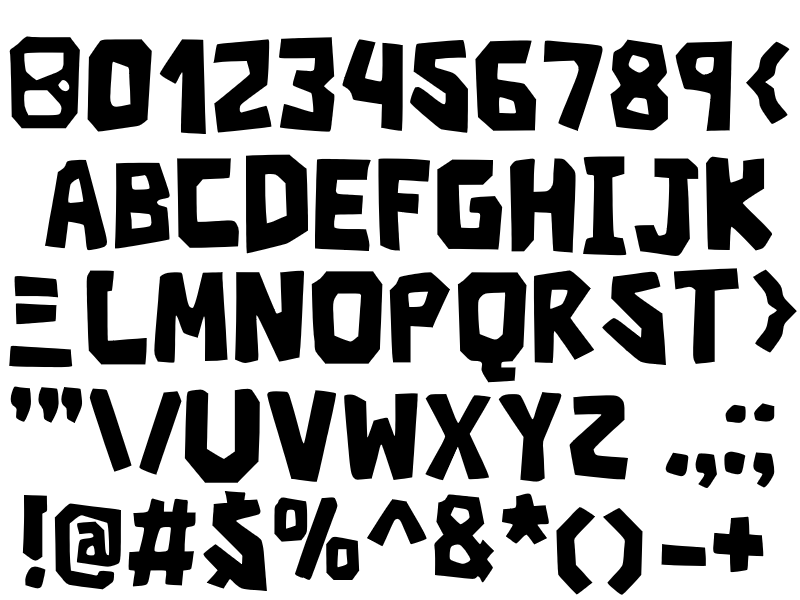 Made my own Doors font, I think it's pretty good r/doors_roblox