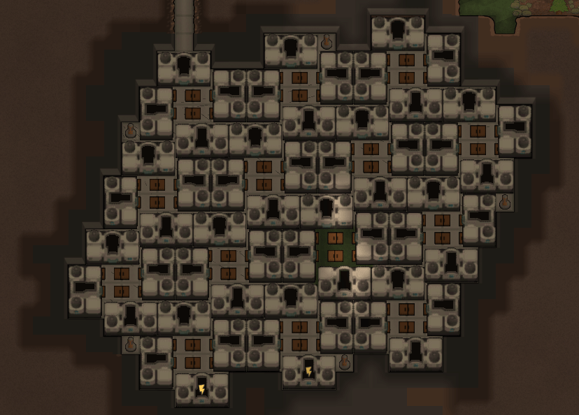 Efficiently Tiling Biosculpture Pods. r/RimWorld