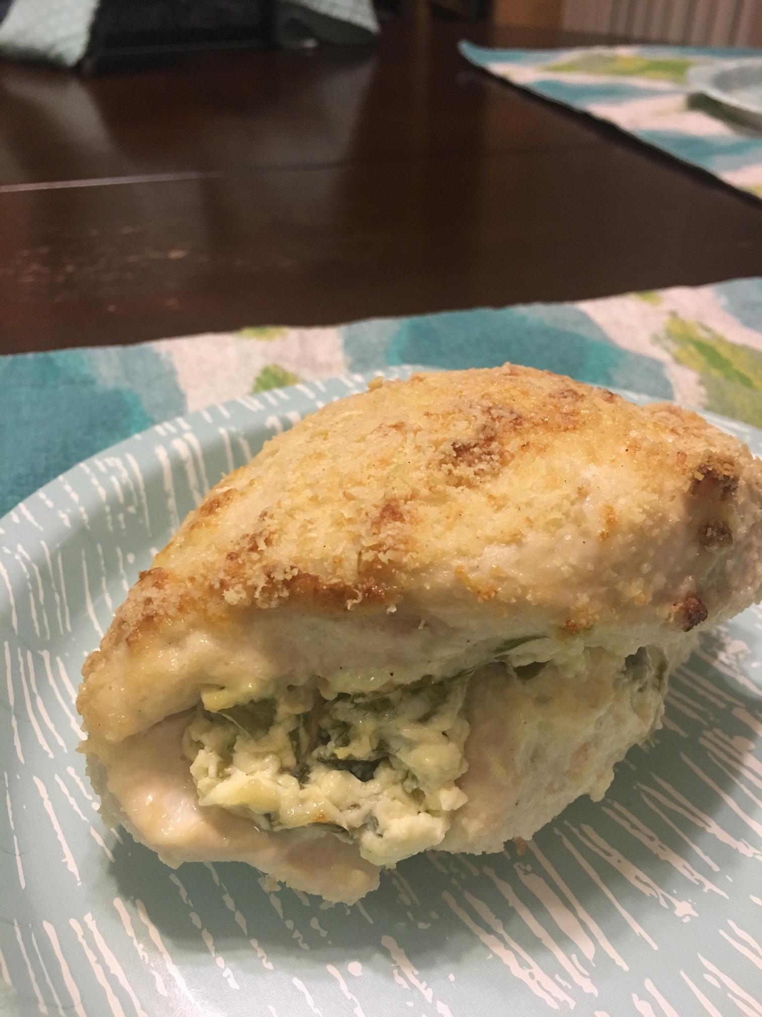 Spinach Cream Cheese stuffed Chicken Breast r/ketorecipes