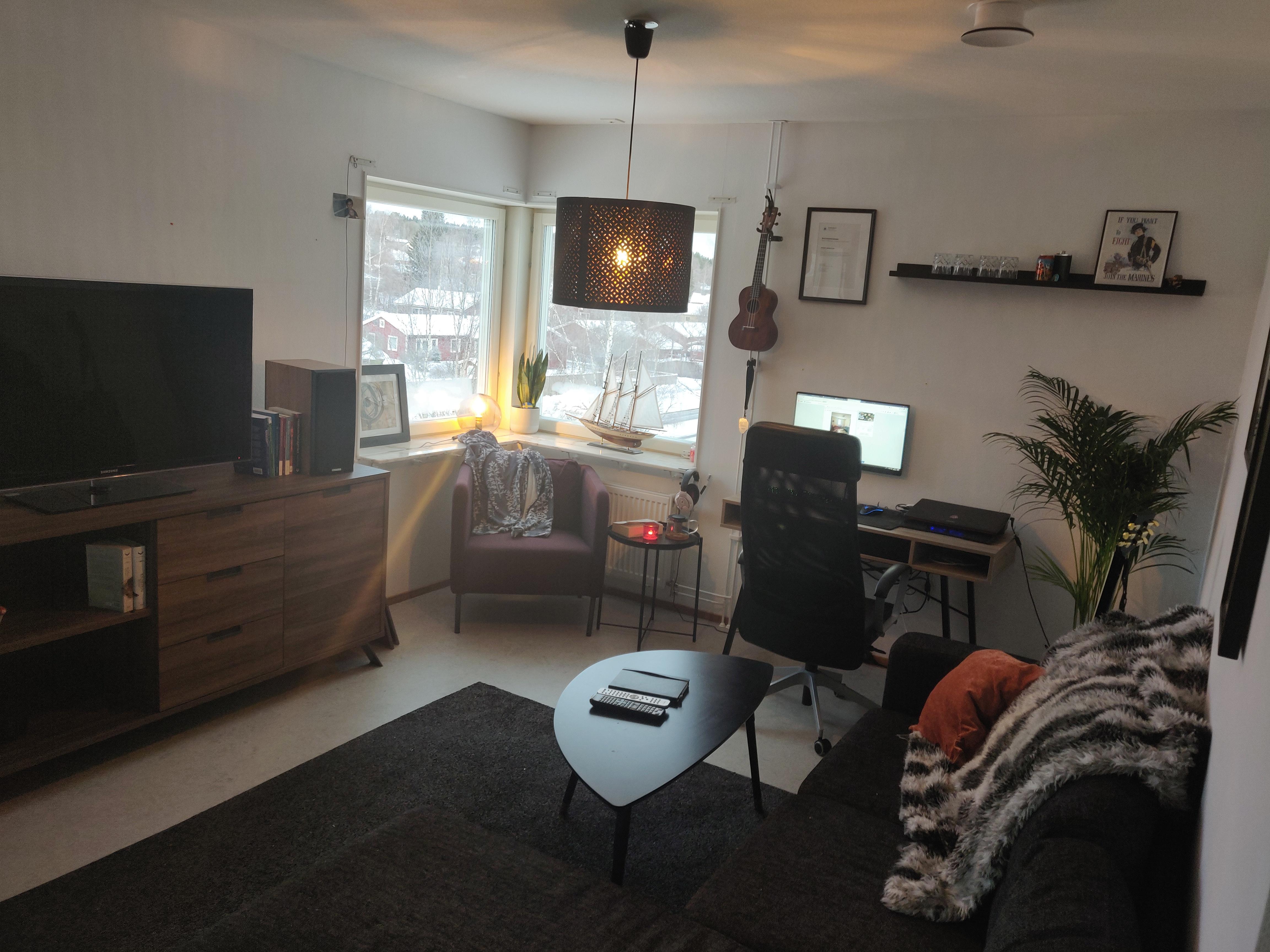 My small apartment in Northern Sweden. malelivingspace
