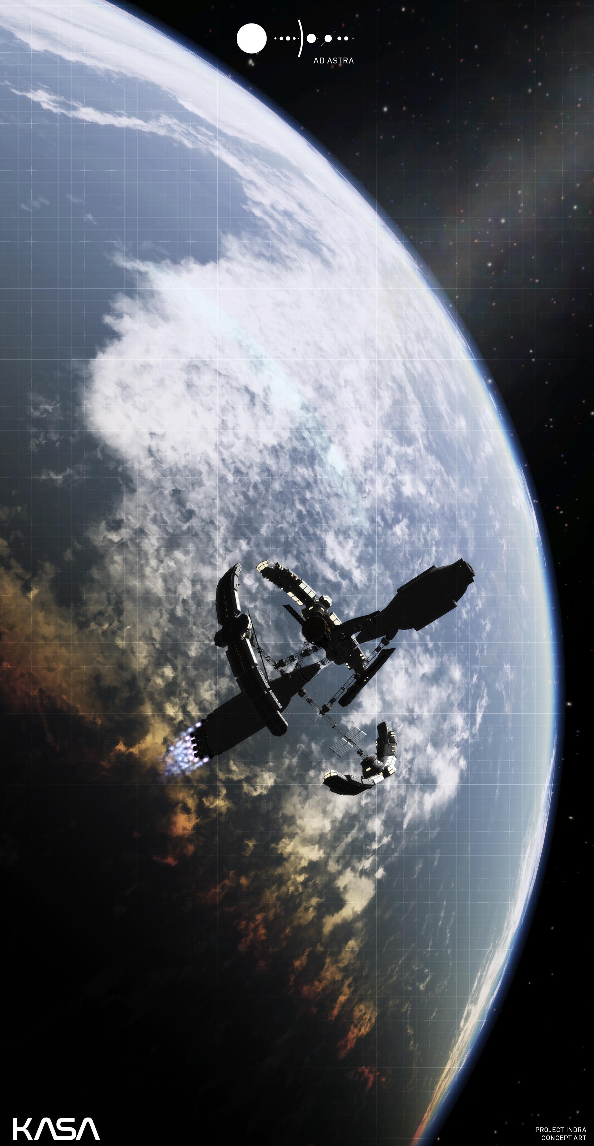 KASA Project Indra (PreDevelopment Concept Art) KerbalSpaceProgram