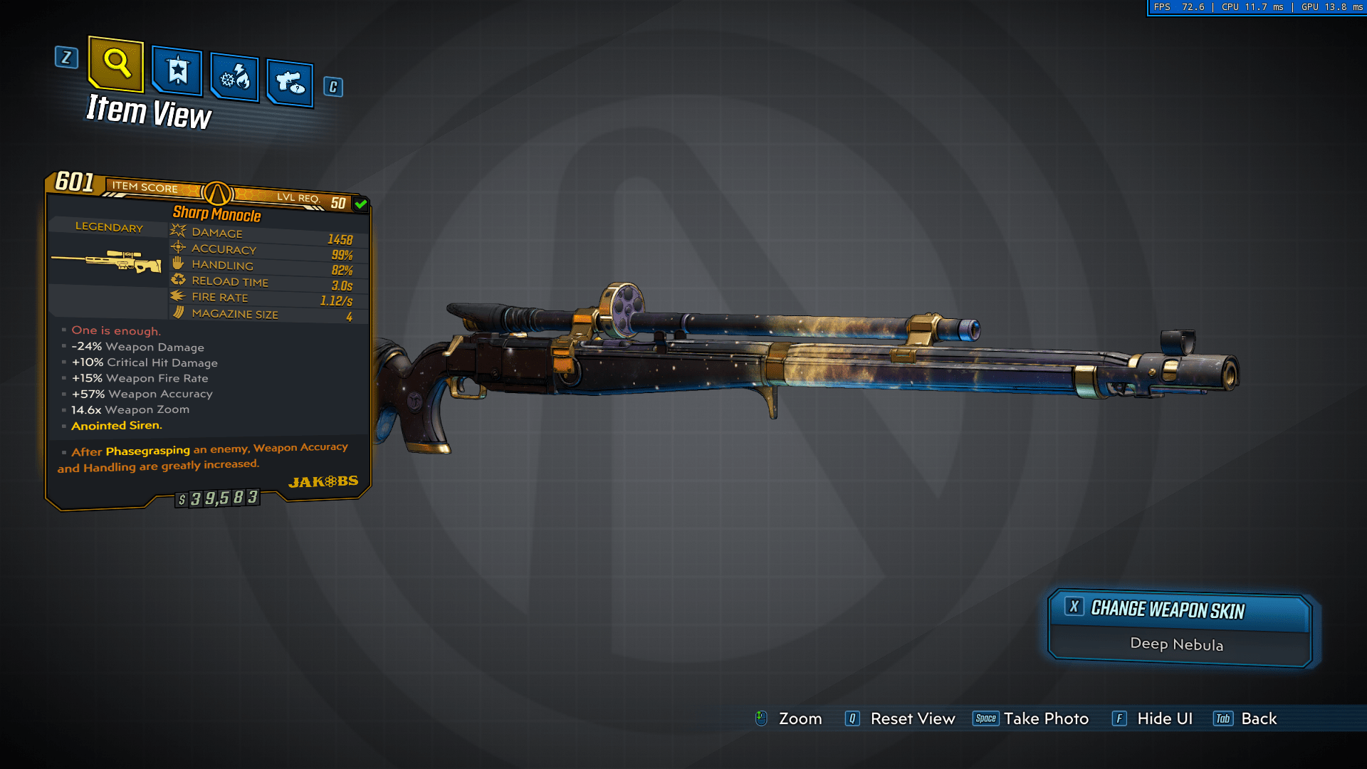 Almost God Roll... still destroys for my Amara one shot