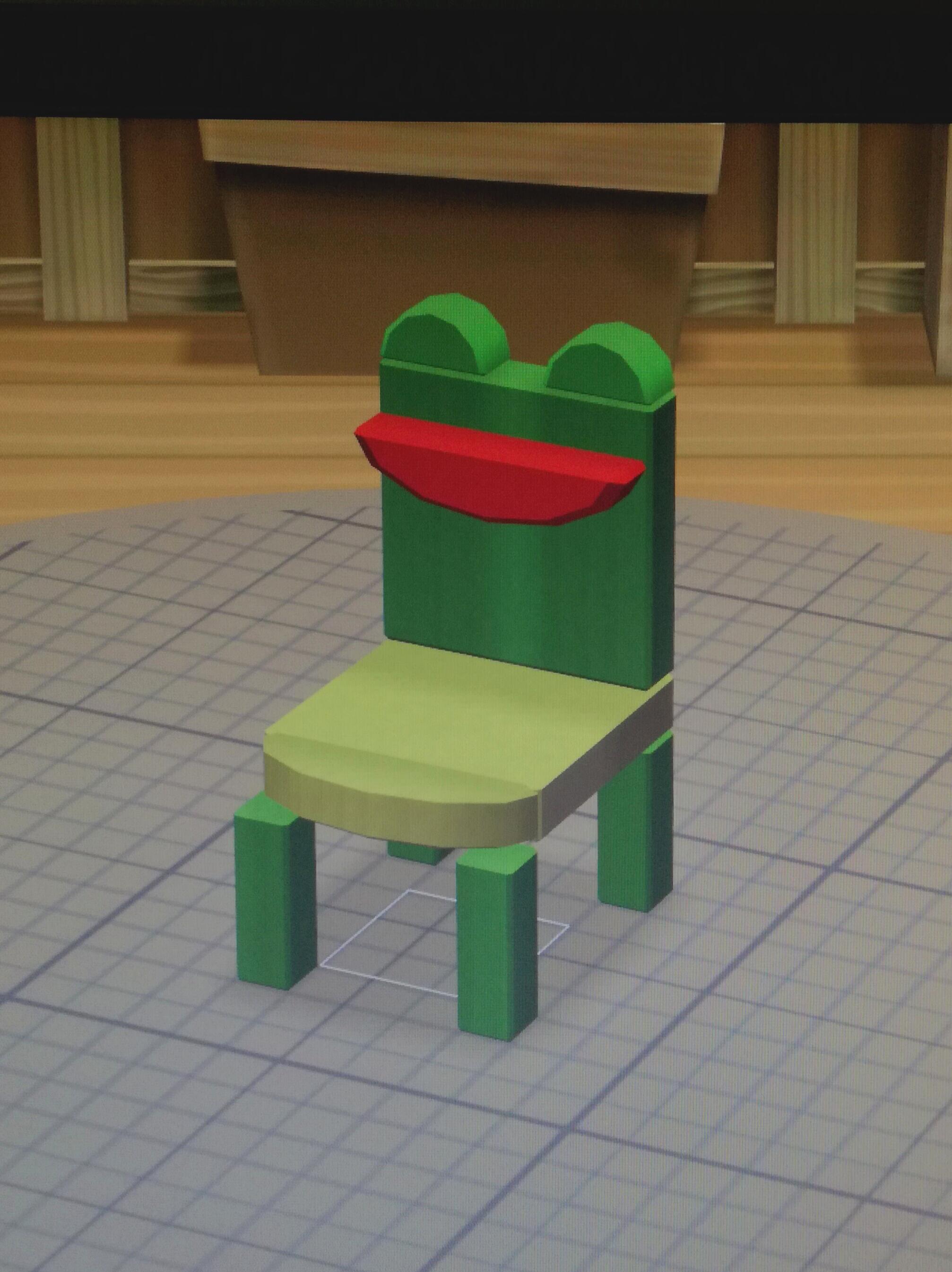 Building a whole froggy set in MySims Part 1 Froggy Chair r/MySims