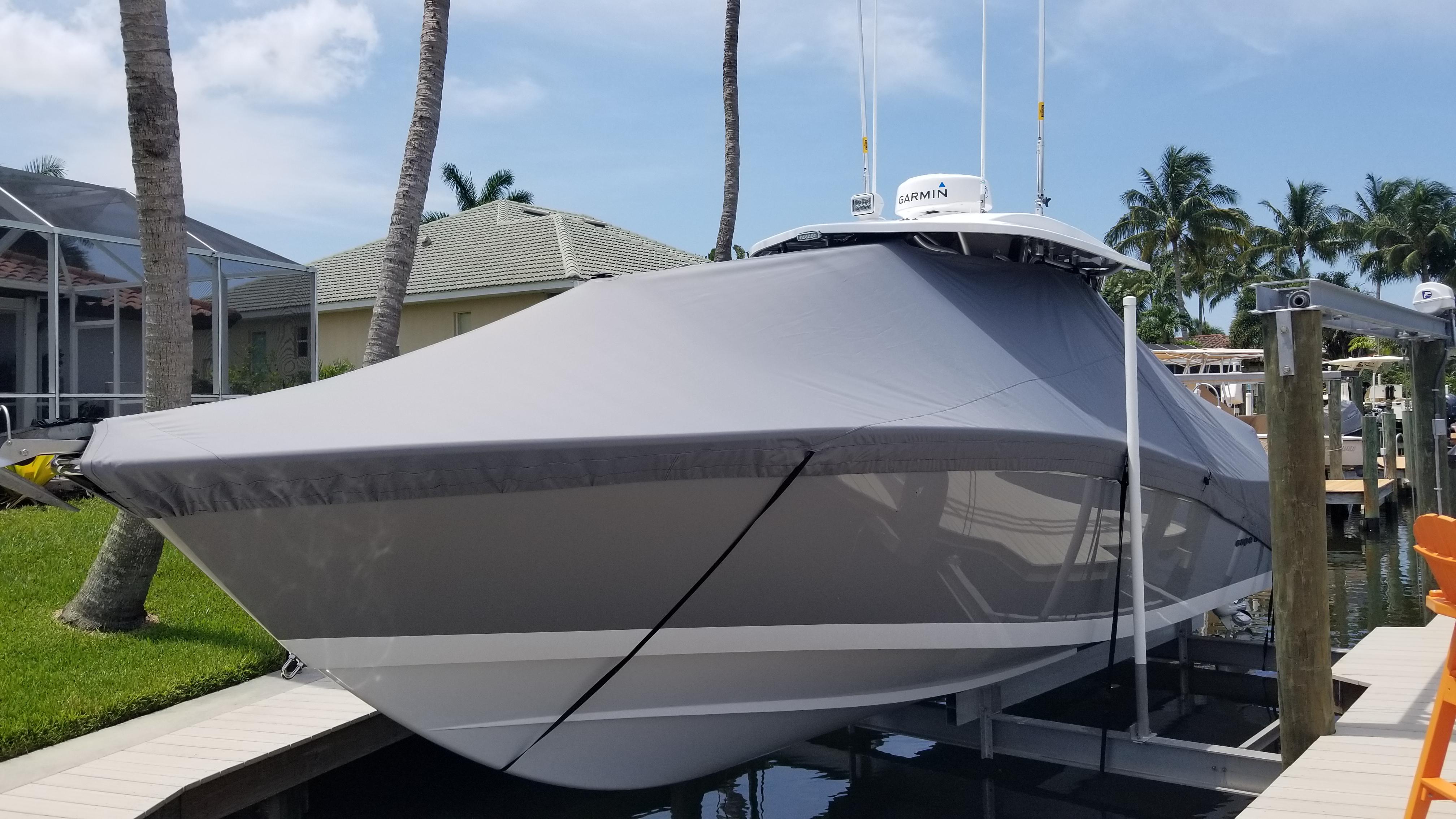 Cape horn cover installed today r/boating