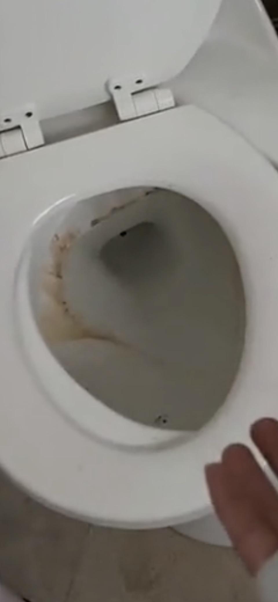 i’m still stuck on this. someone tried to say it’s from “hard water