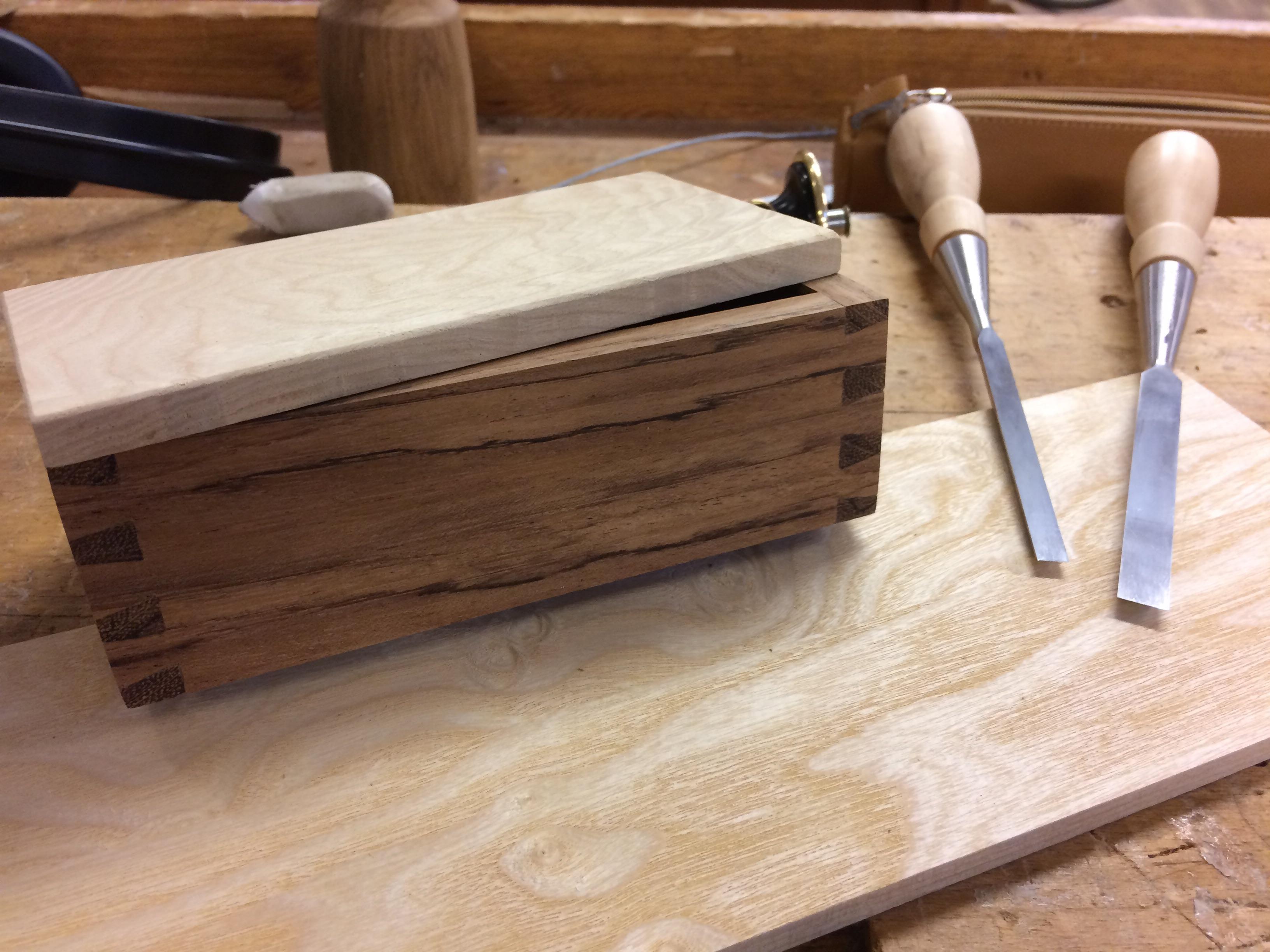 Trying out my new LieNielsen chisels r/woodworking