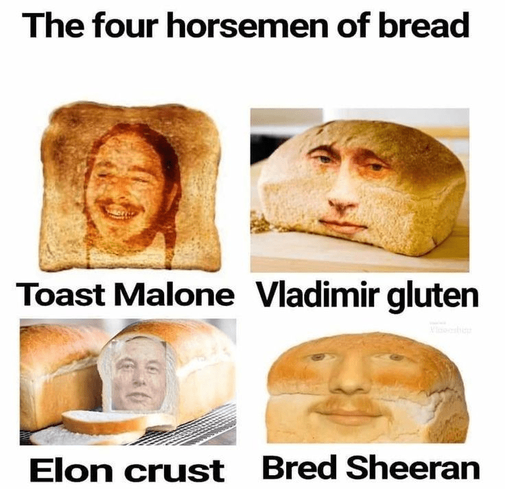 ah yes, the different types of bread r/memes