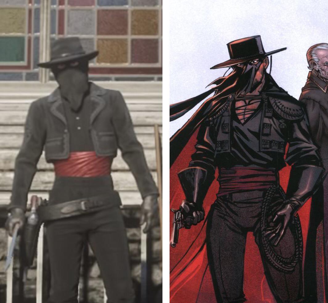 Zorro from the Django/Zorro comic book (Sorry for the bad quality) r