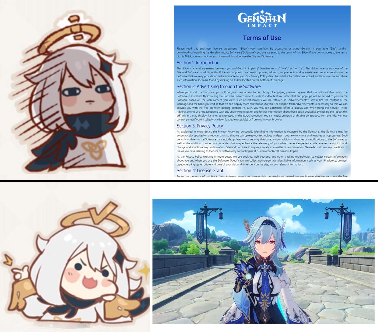 End User License Agreement r/Genshin_Memepact