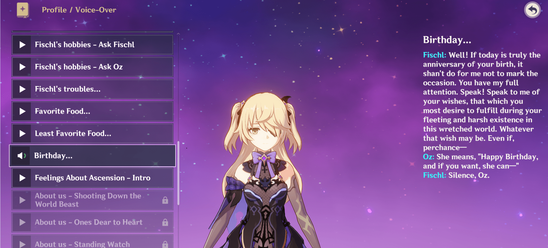 Listen to Genshin Impact Happy Birthday Voicelines During Your Birthday