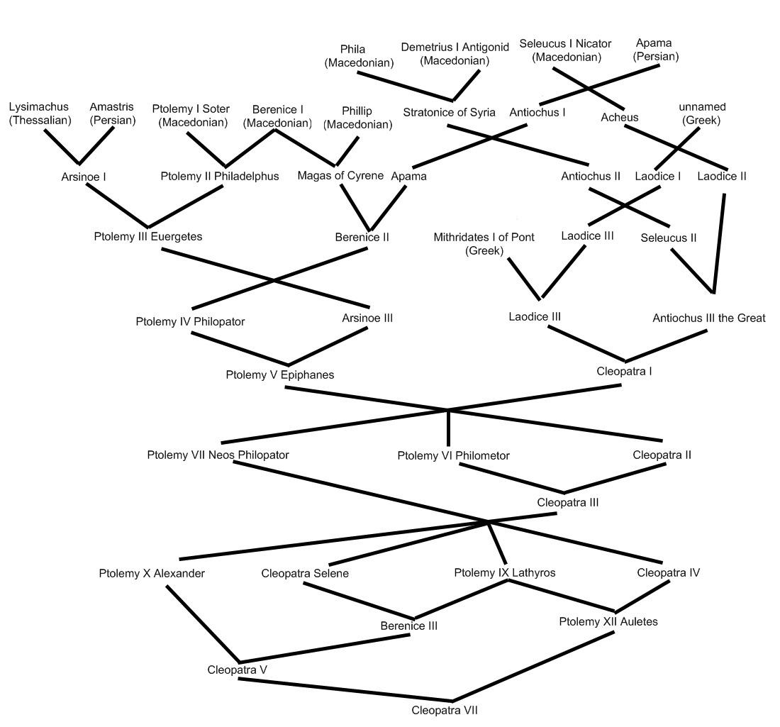 Cleopatra's Family Tree r/MakeMeSuffer